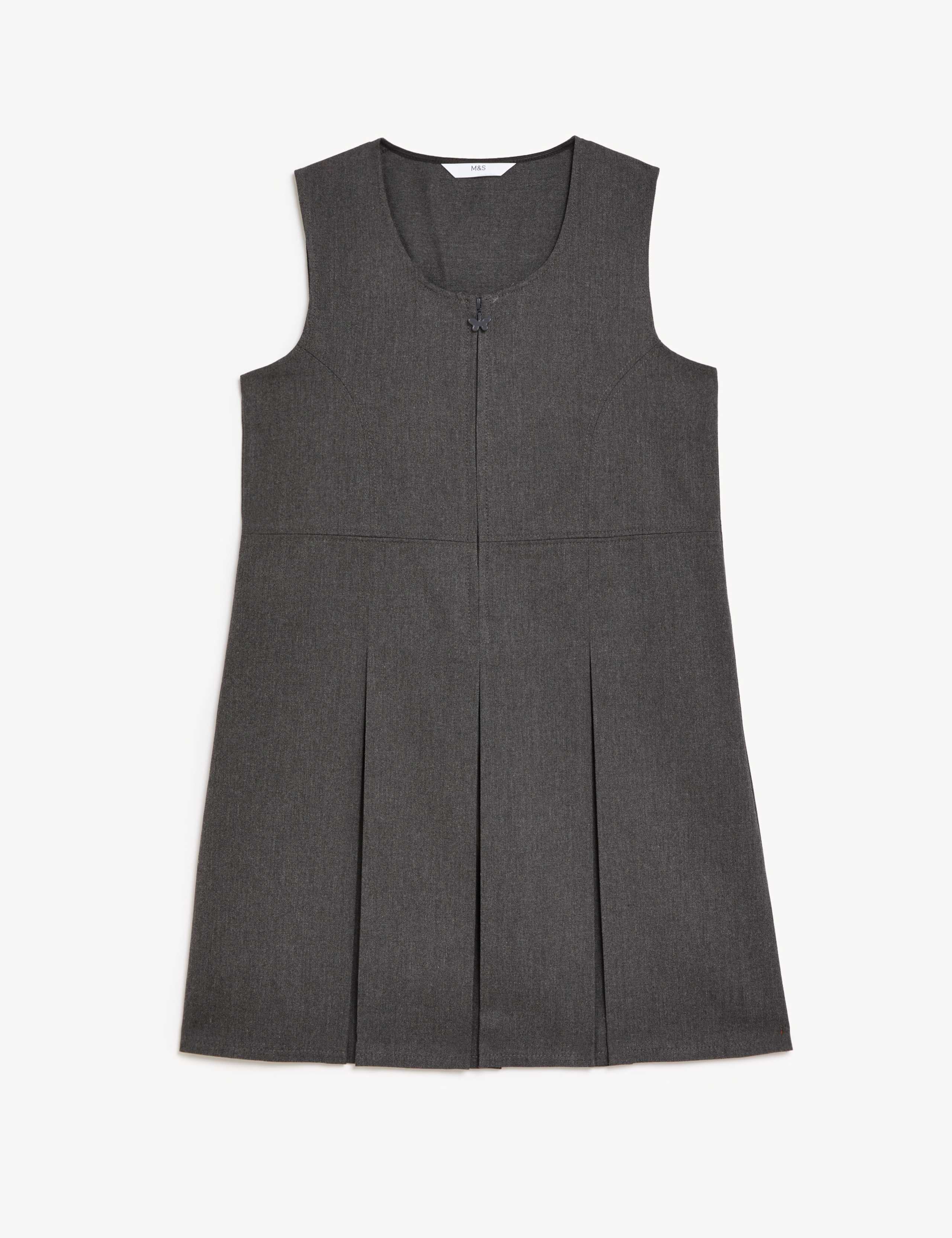 Girls' Plus Fit Pleated School Pinafore (2-12 Yrs) 2 of 4