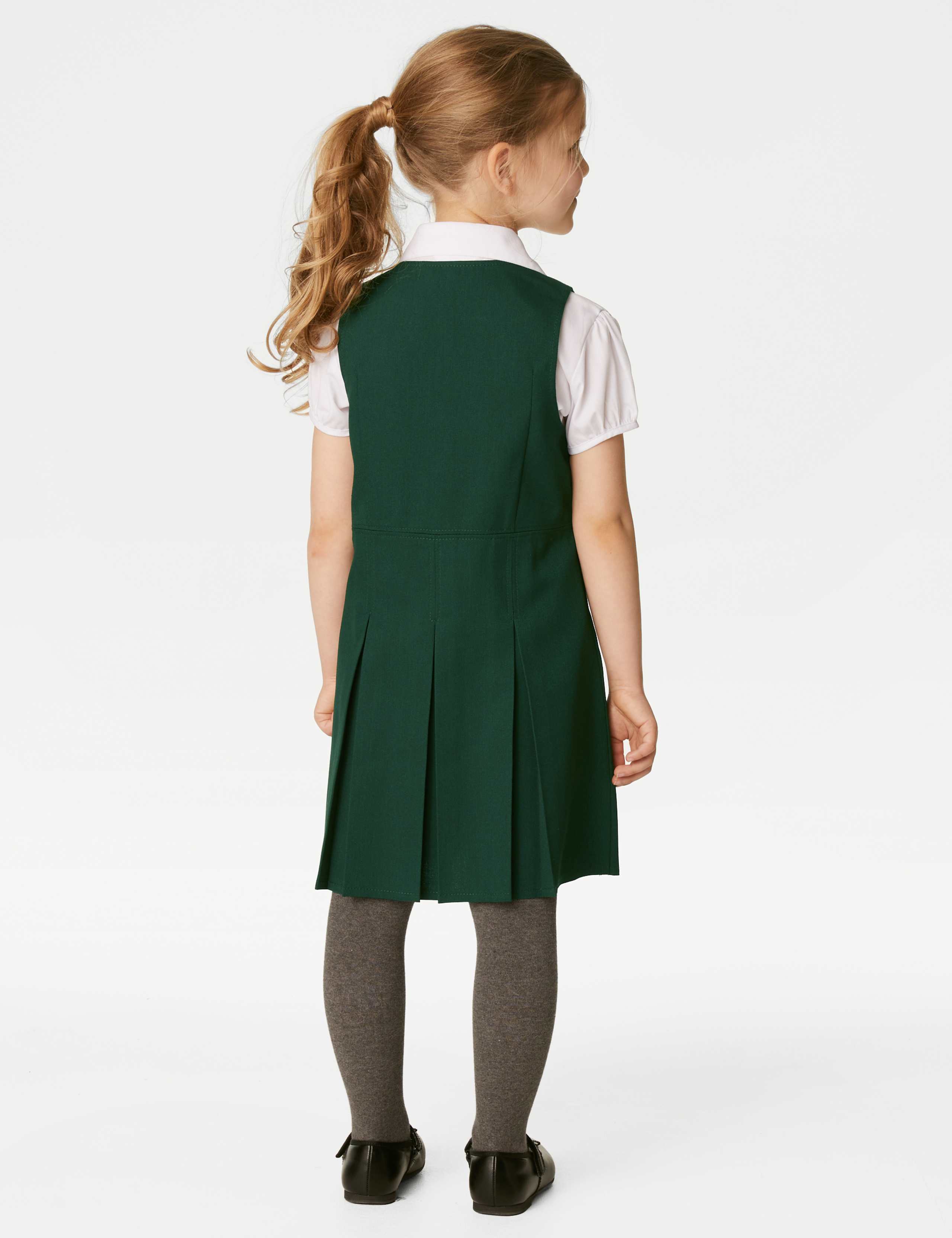 Girls' Pleated School Pinafore  (2-12 Yrs) 4 of 4