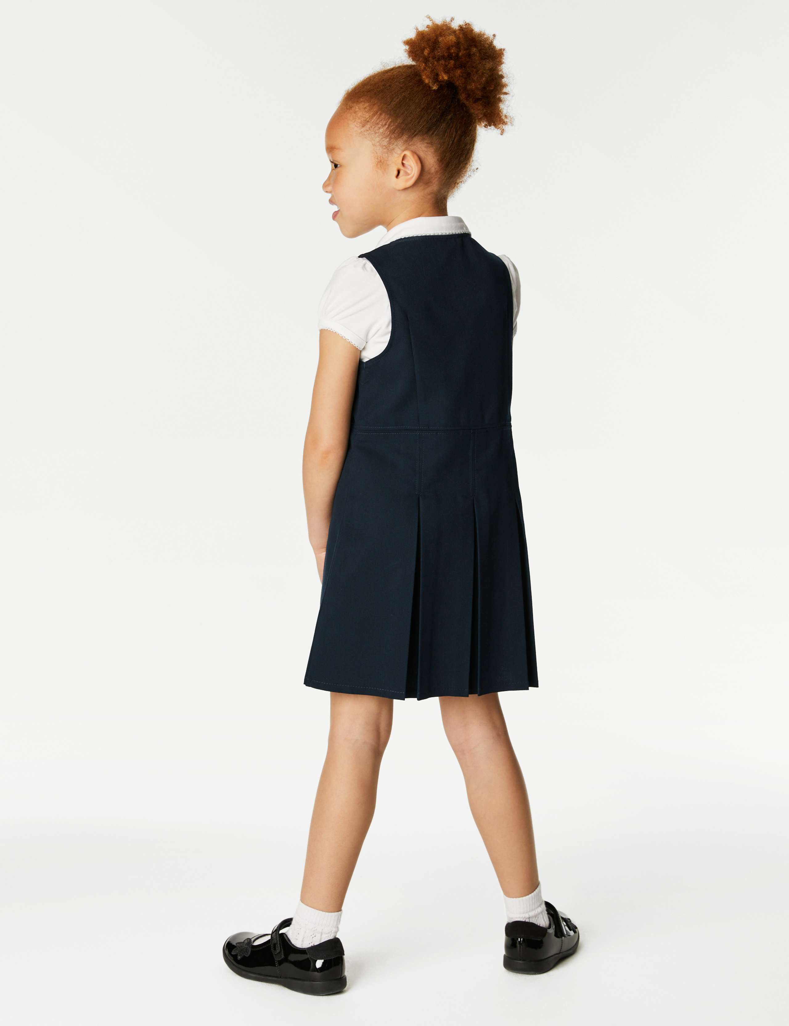 Girls' Pleated School Pinafore  (2-12 Yrs) 4 of 4