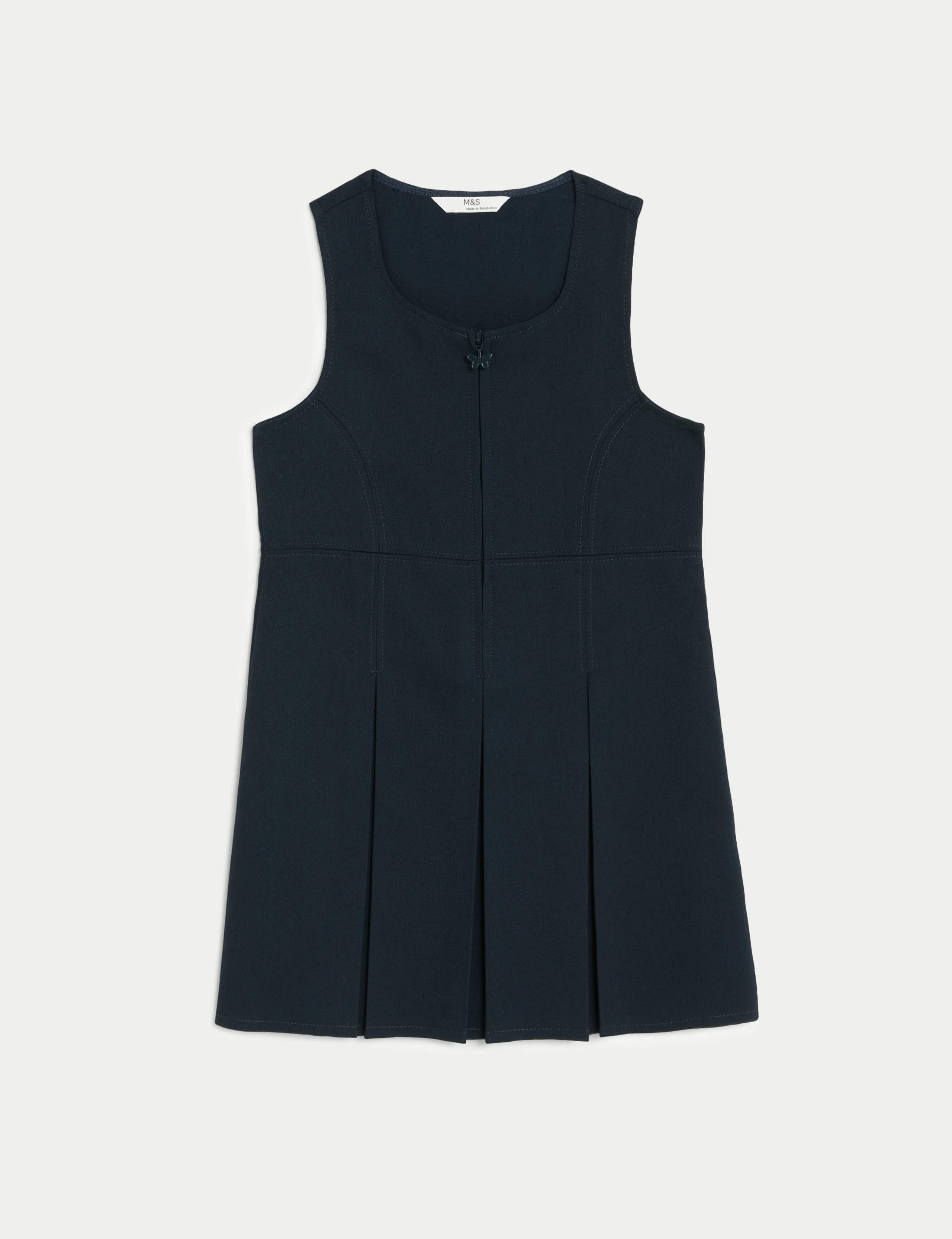 Girls' Pleated School Pinafore  (2-12 Yrs) 2 of 4