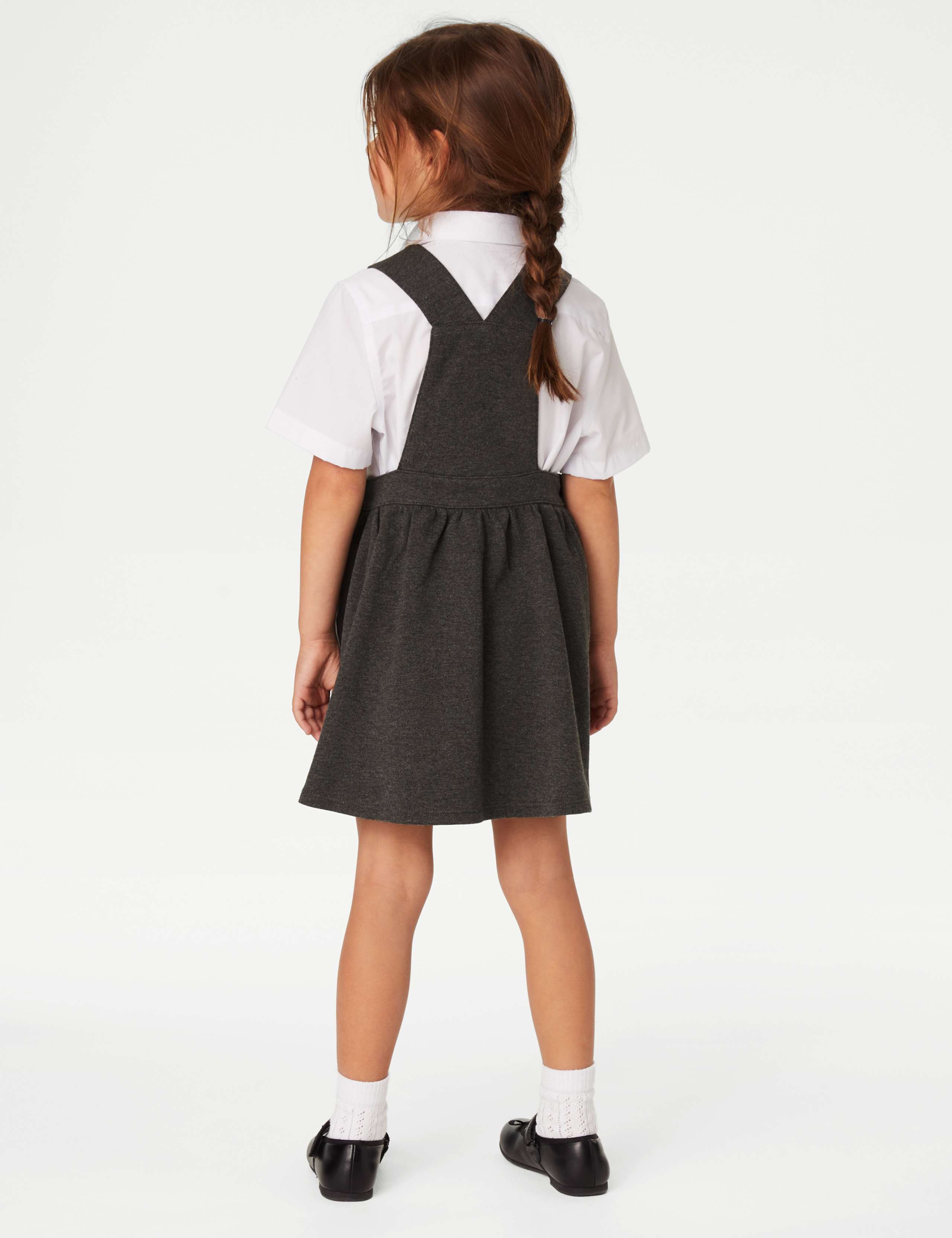Girls' Jersey School Pinafore (2-12 Yrs) 4 of 5