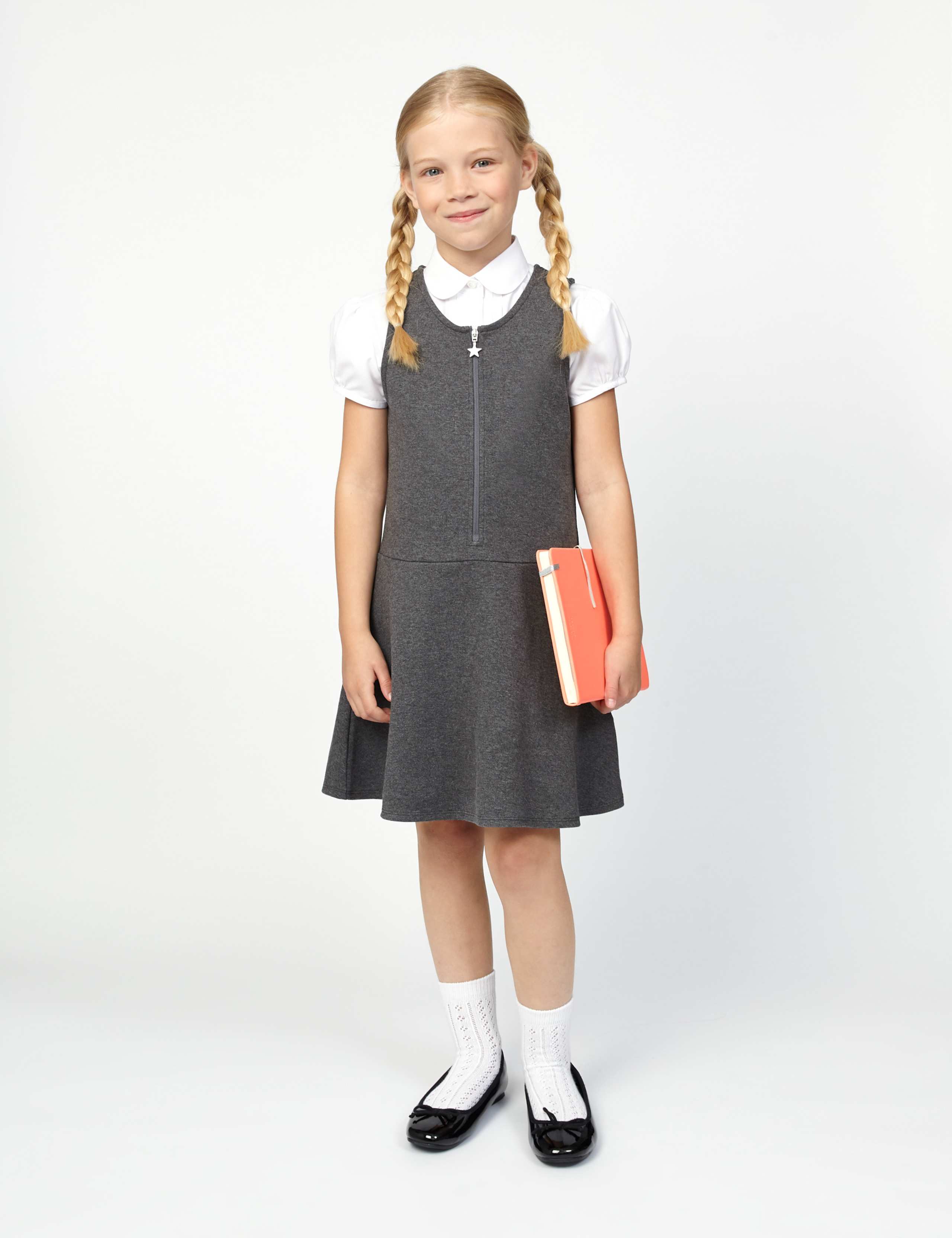 Girls' Skater Pinafore (2-12 Yrs) 1 of 3