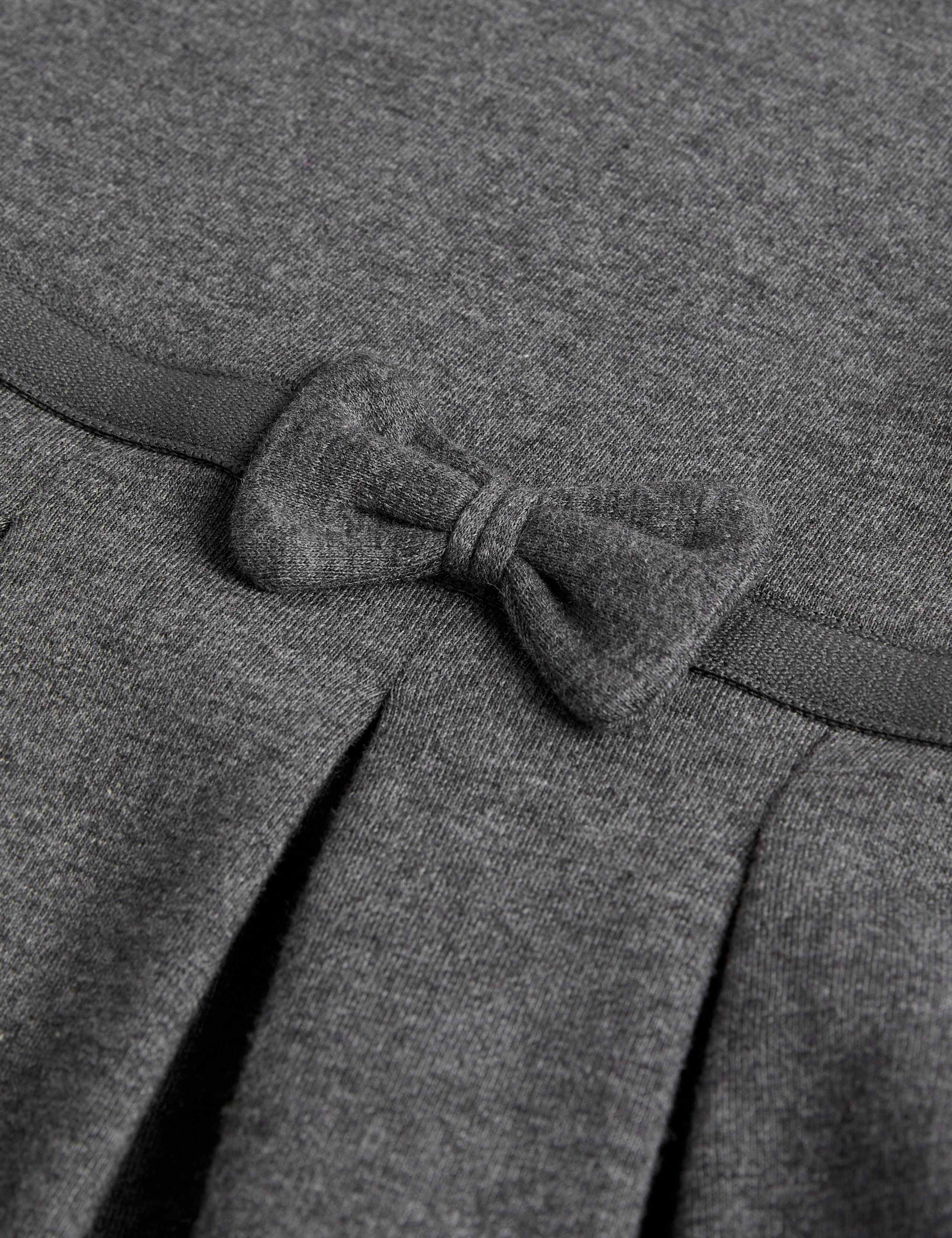 2 Pack Girls' Jersey Bow School Pinafores (2-12 Yrs) 5 of 5