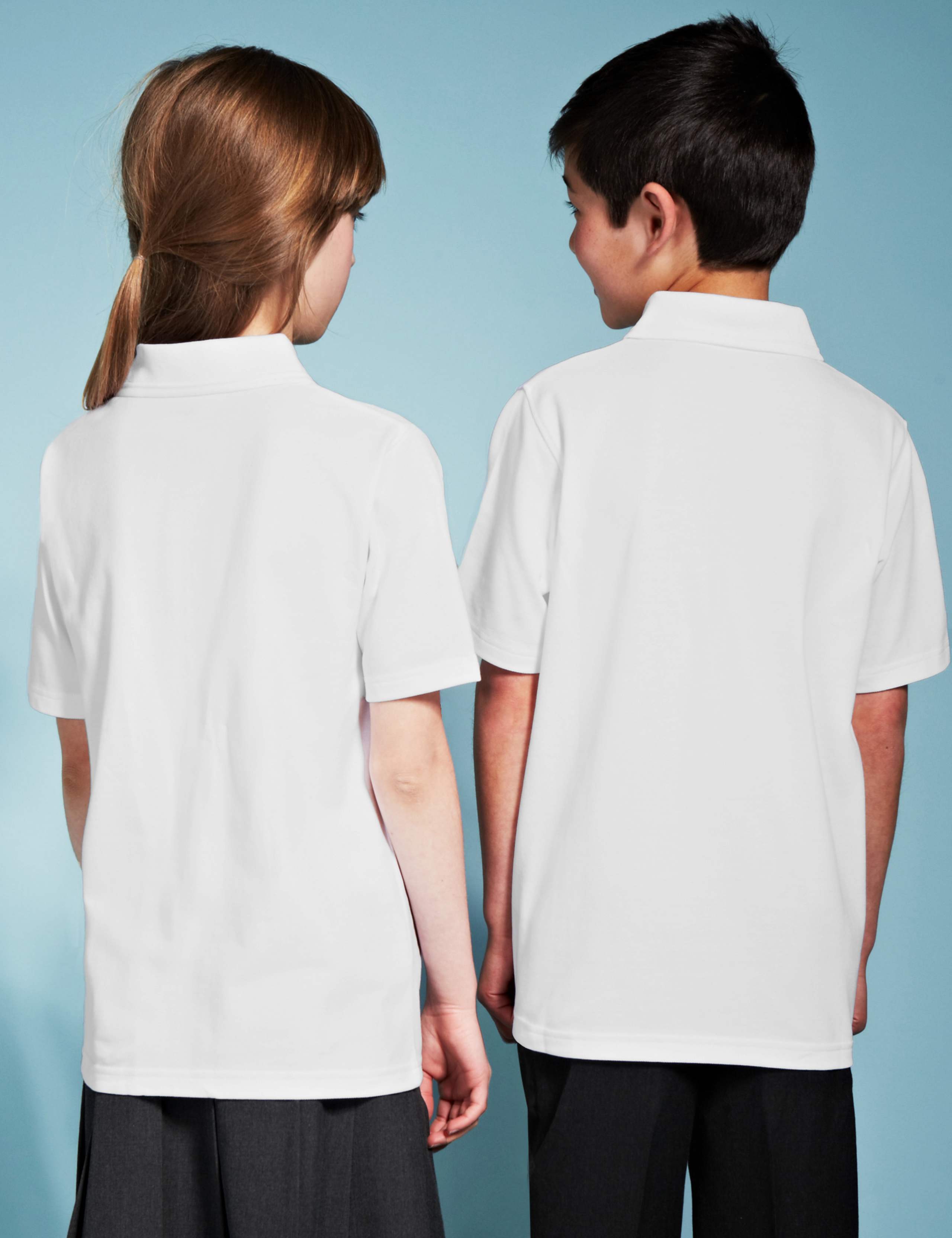 2 Pack Unisex Skinkind™ Polo Shirts 4 of 5