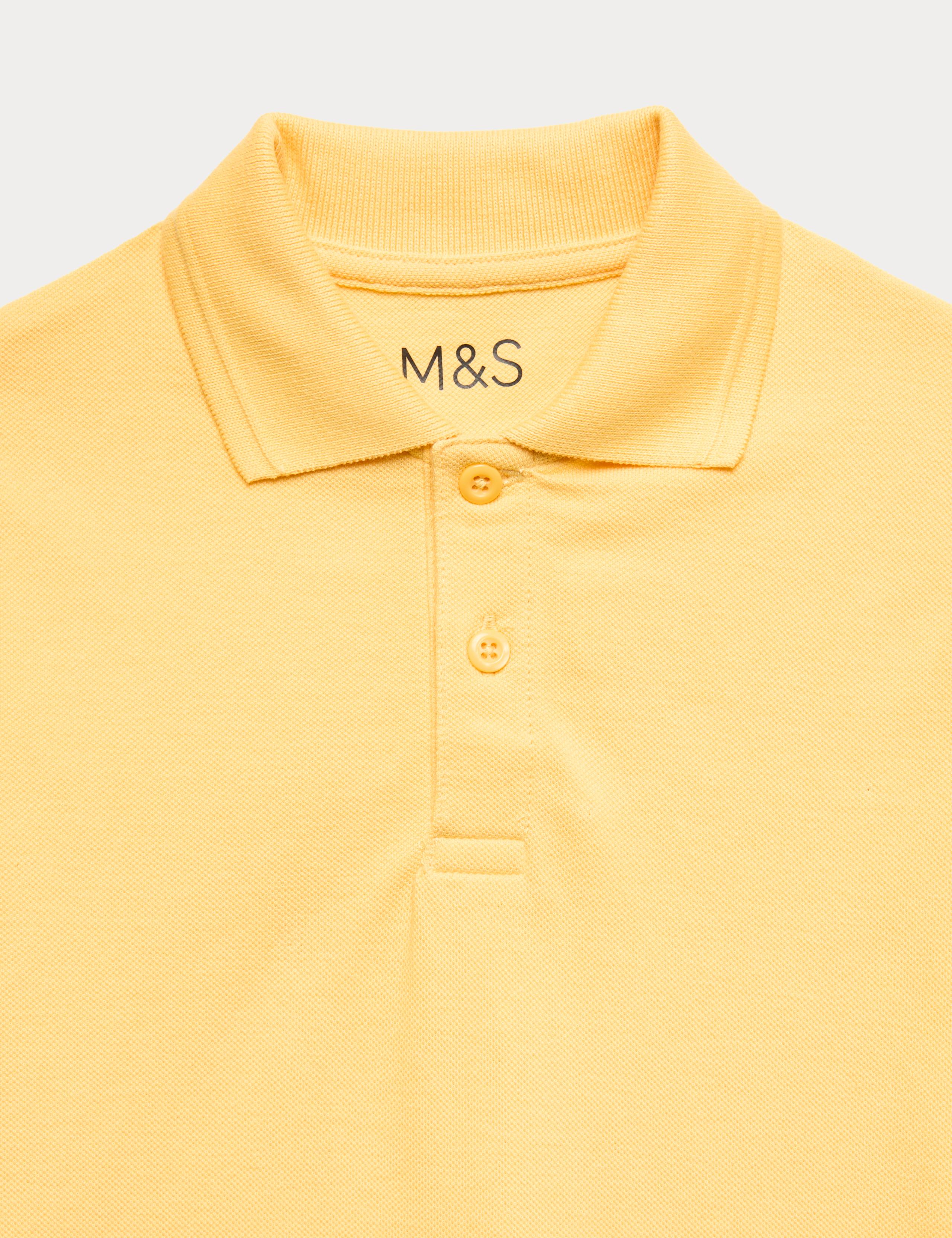 3 Pack Unisex Stain Resist School Polo Shirts (2-18 Yrs) 3 of 3