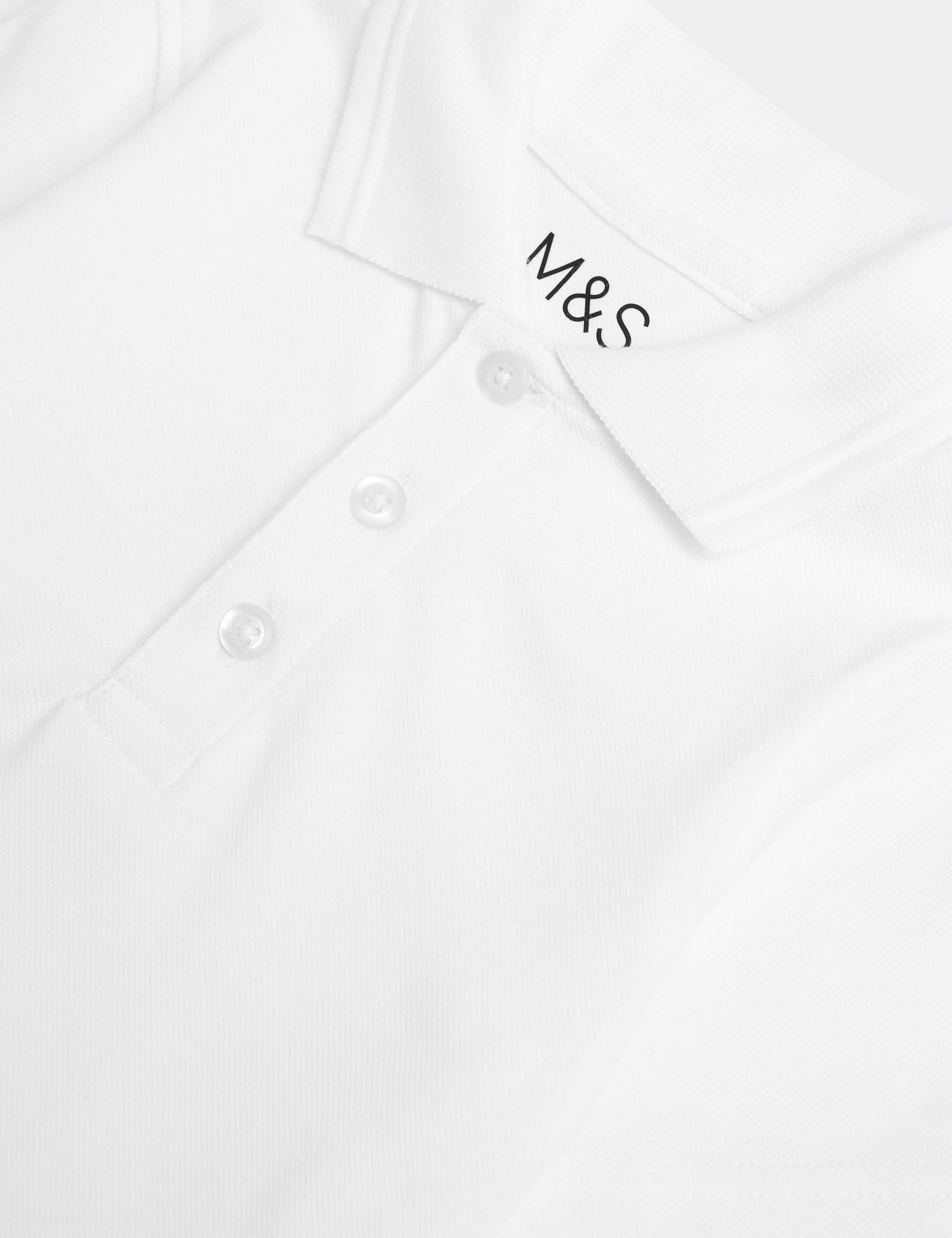 3 Pack Unisex Stain Resist Slim Fit School Polo Shirts (2-18 Yrs) 2 of 2