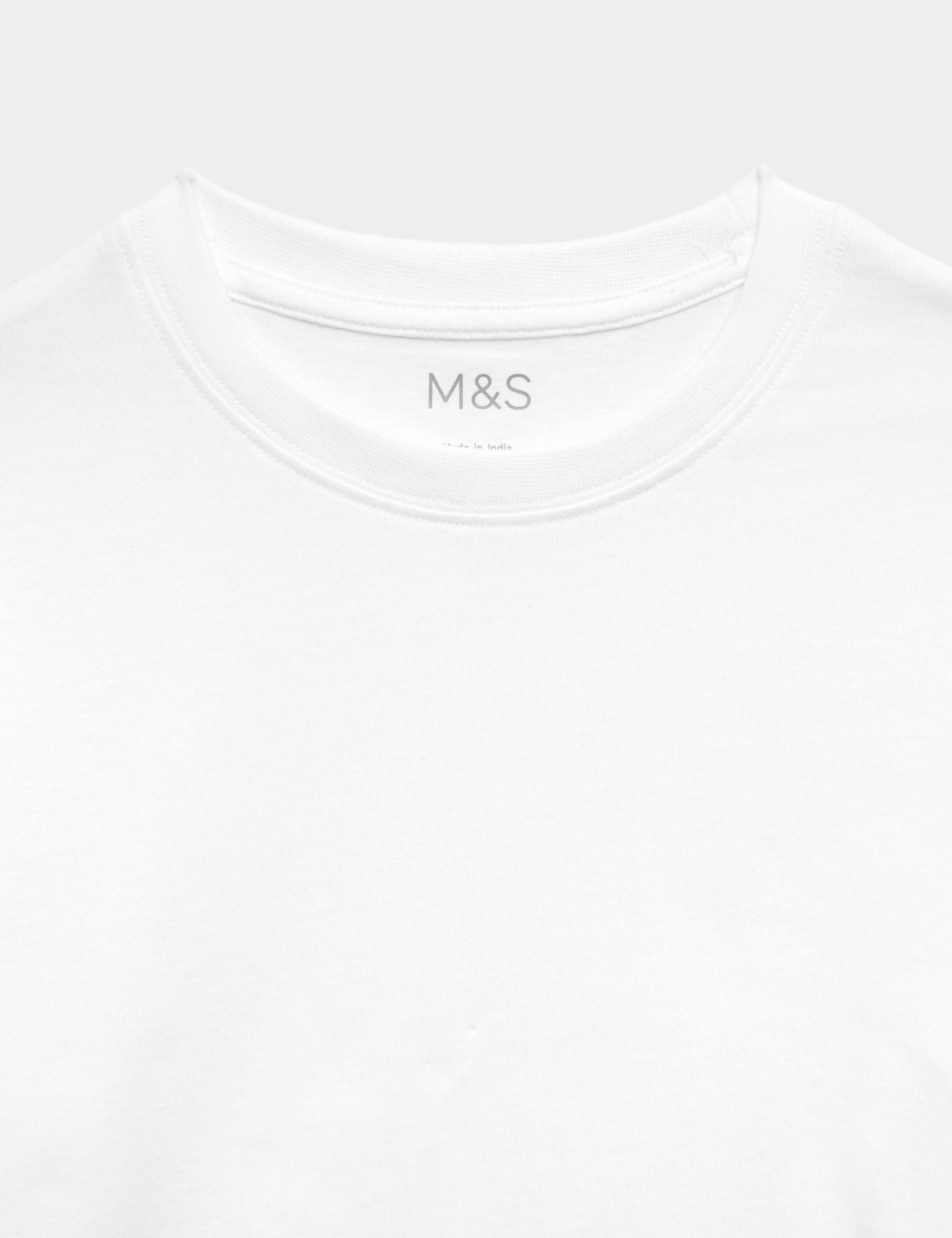 2 Pack Unisex Pure Cotton School T-Shirts (2-16 Yrs) 3 of 3