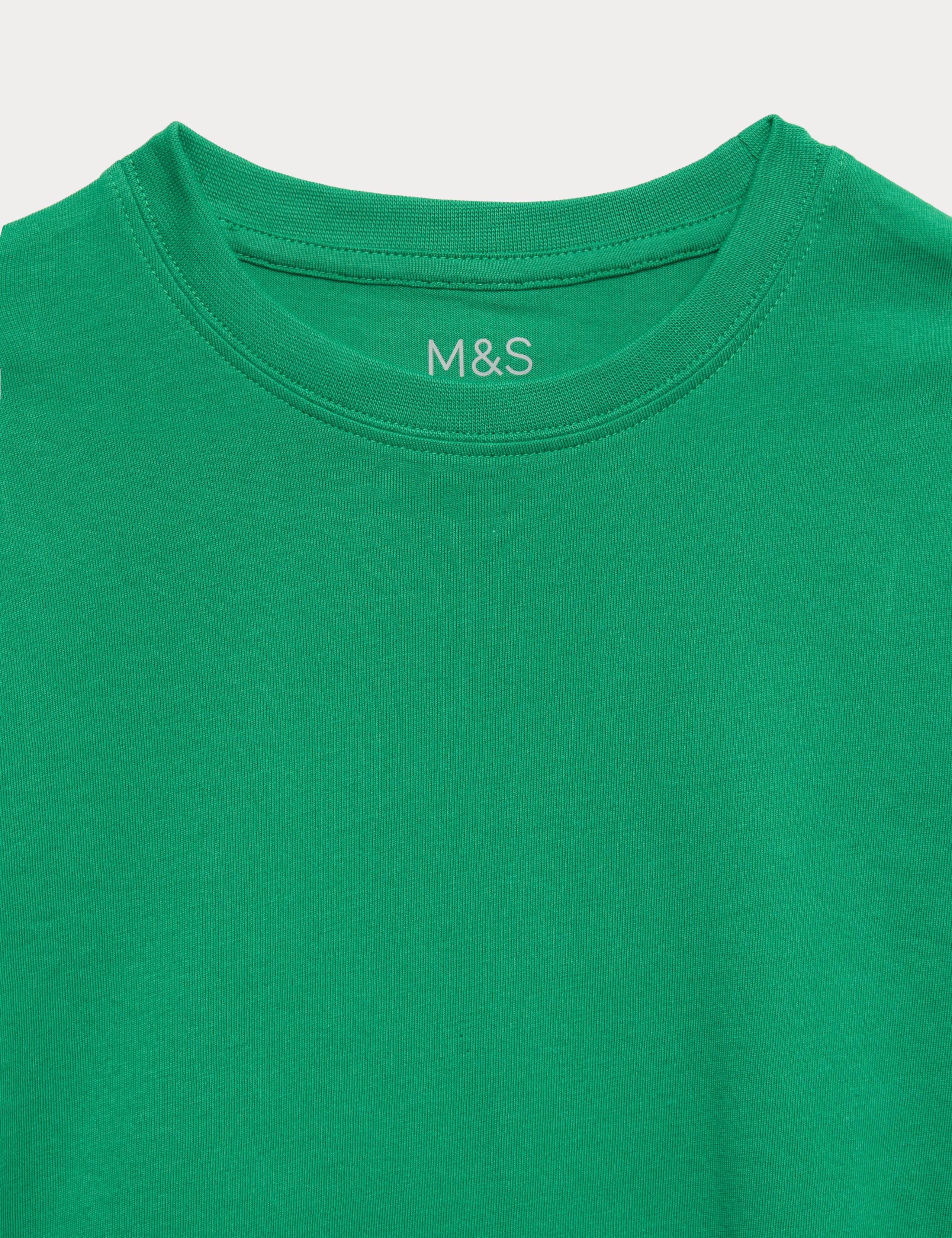 2 Pack Unisex Pure Cotton School T-Shirts (2-16 Yrs) 3 of 3