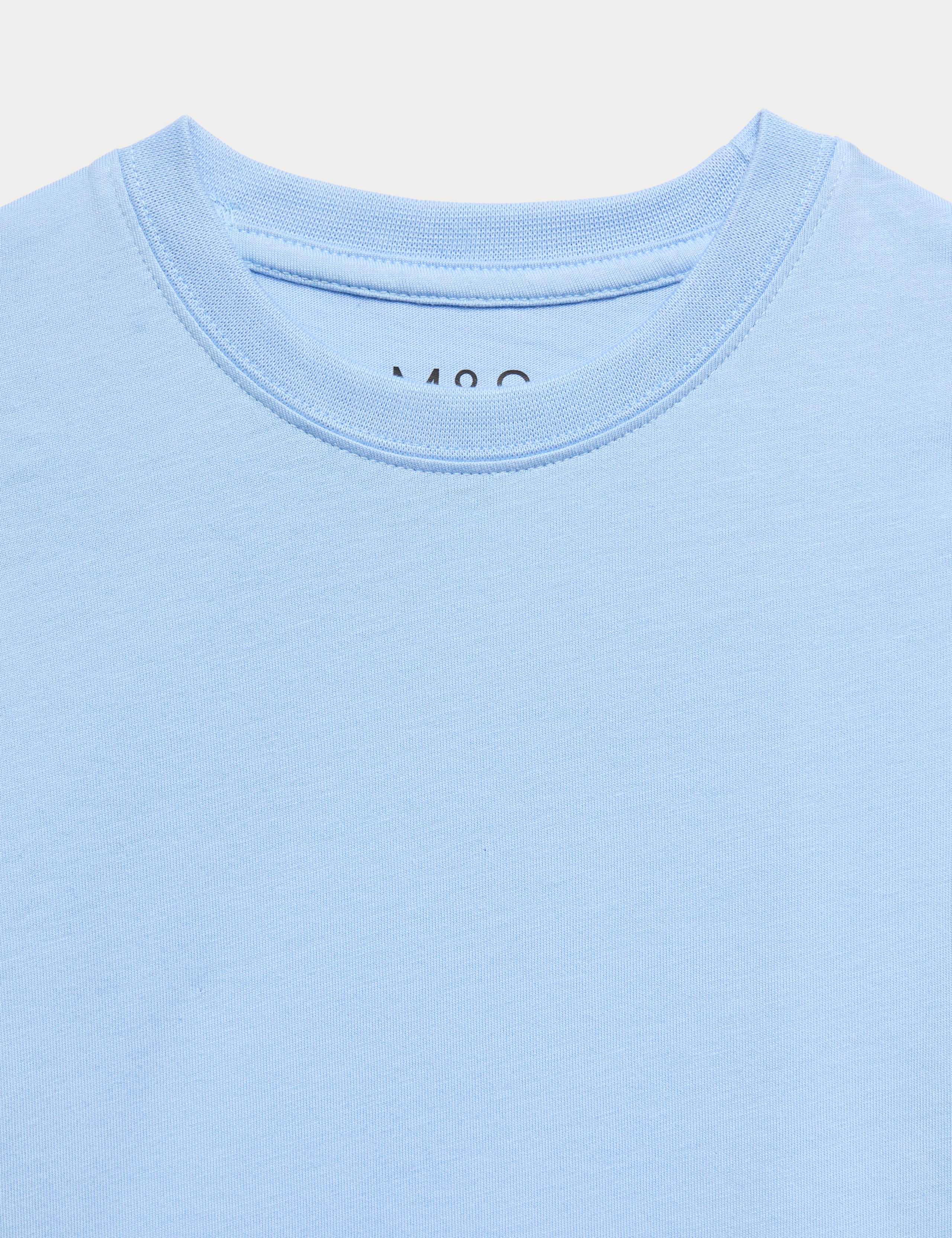 2 Pack Unisex Pure Cotton School T-Shirts (2-16 Yrs) 3 of 3