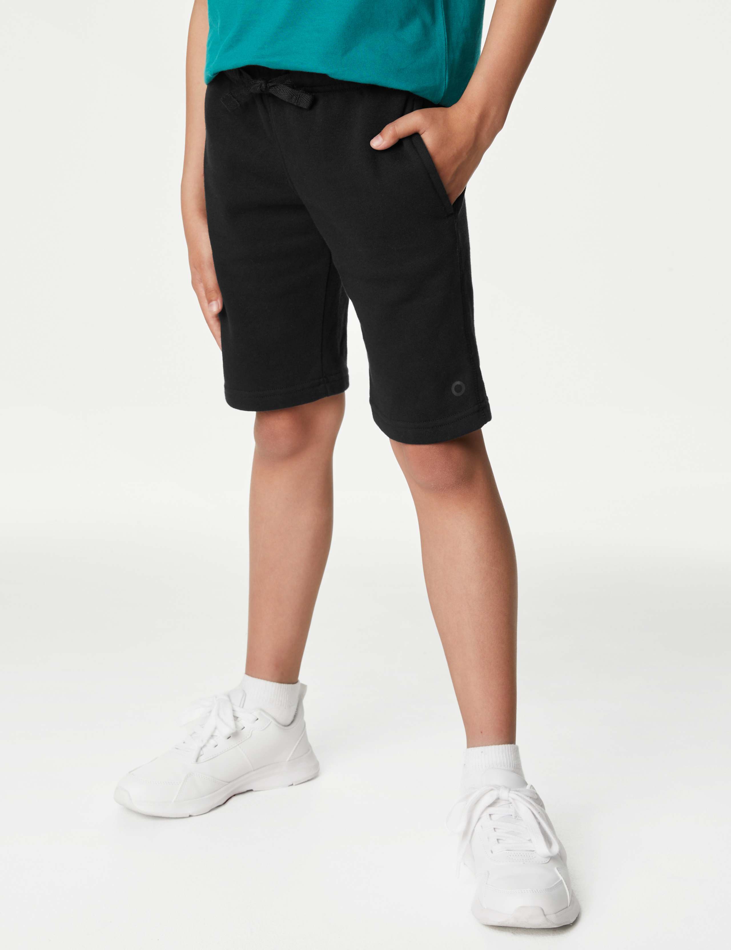 2 Pack Unisex School Sweat Shorts (2-16 Yrs) 3 of 5