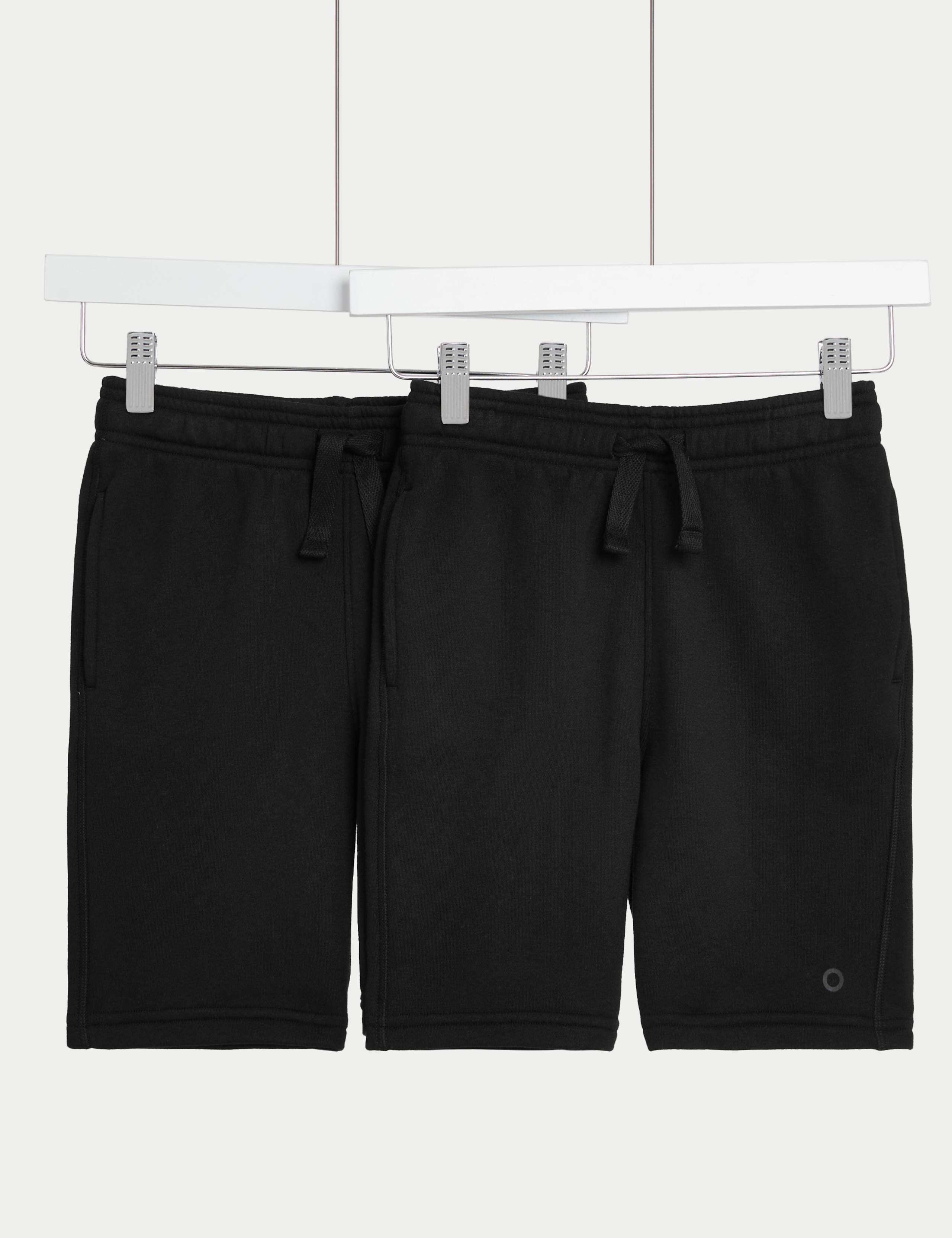 2 Pack Unisex School Sweat Shorts (2-16 Yrs) 2 of 5