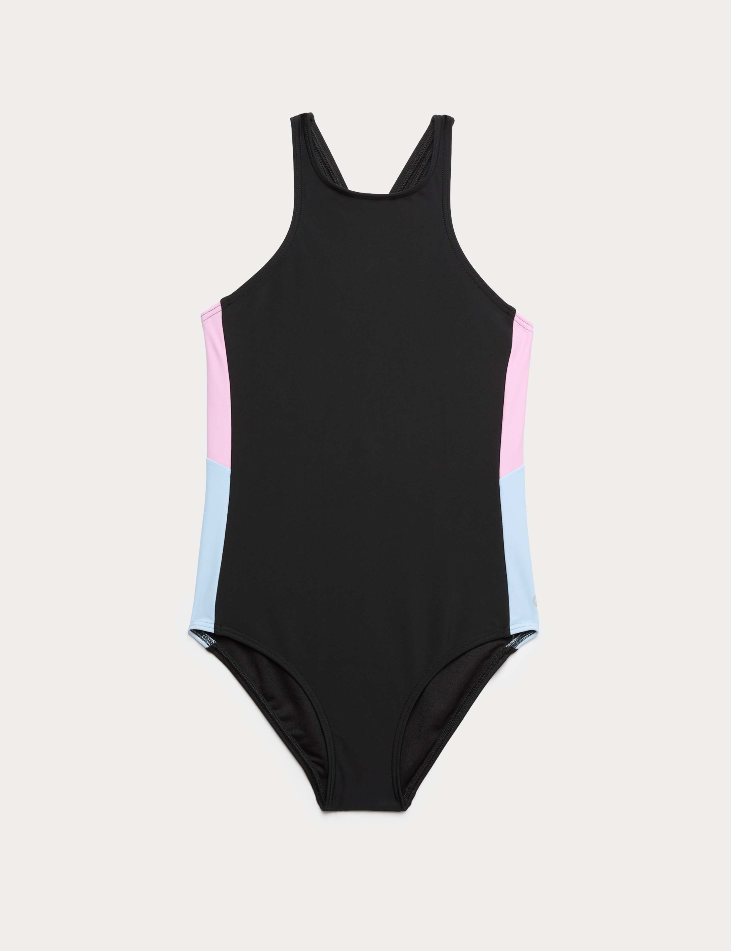 Colour Block Sports Swimsuit (6-16 Yrs) 1 of 2