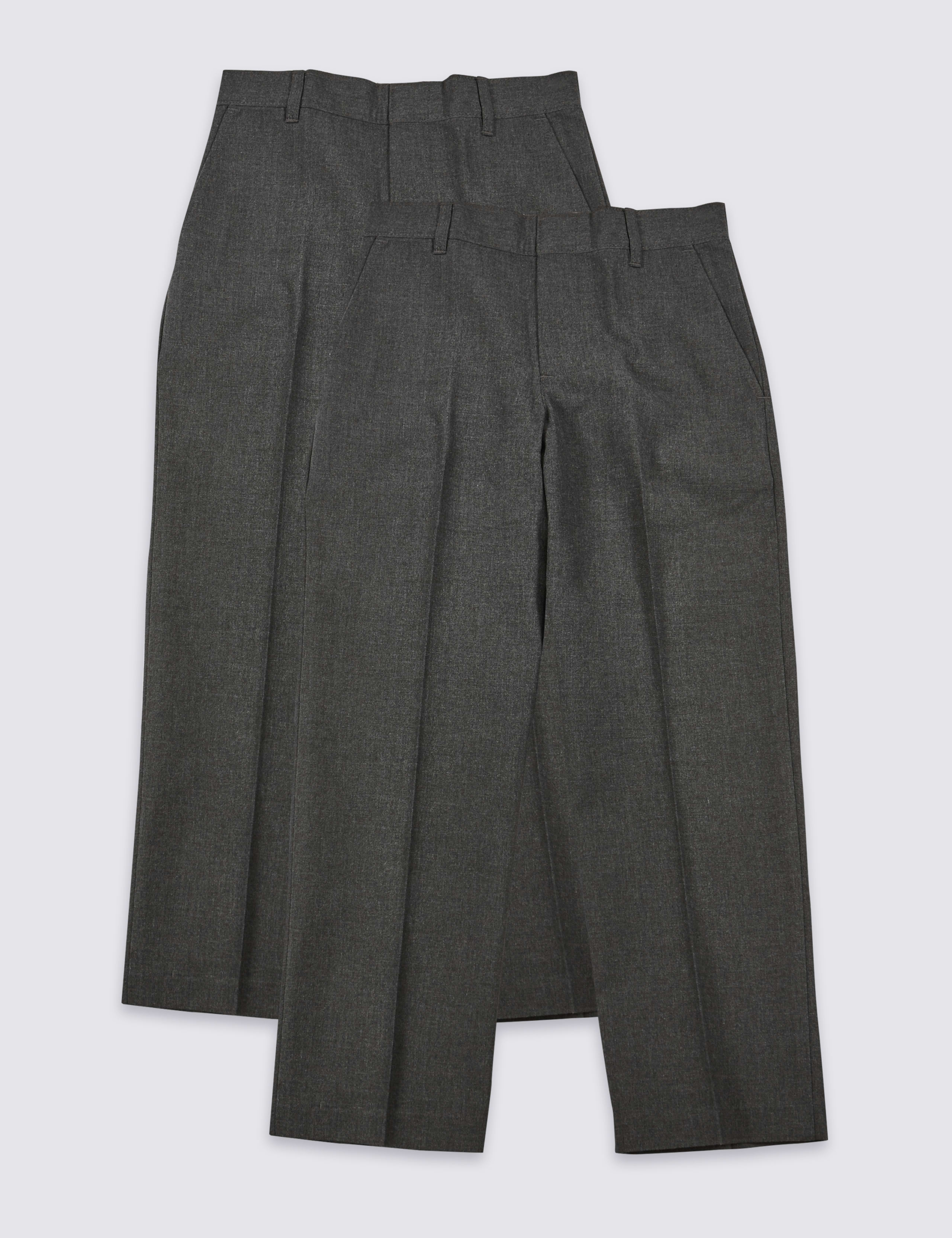 2 Pack Boys' Adaptive School Trousers 2 of 4
