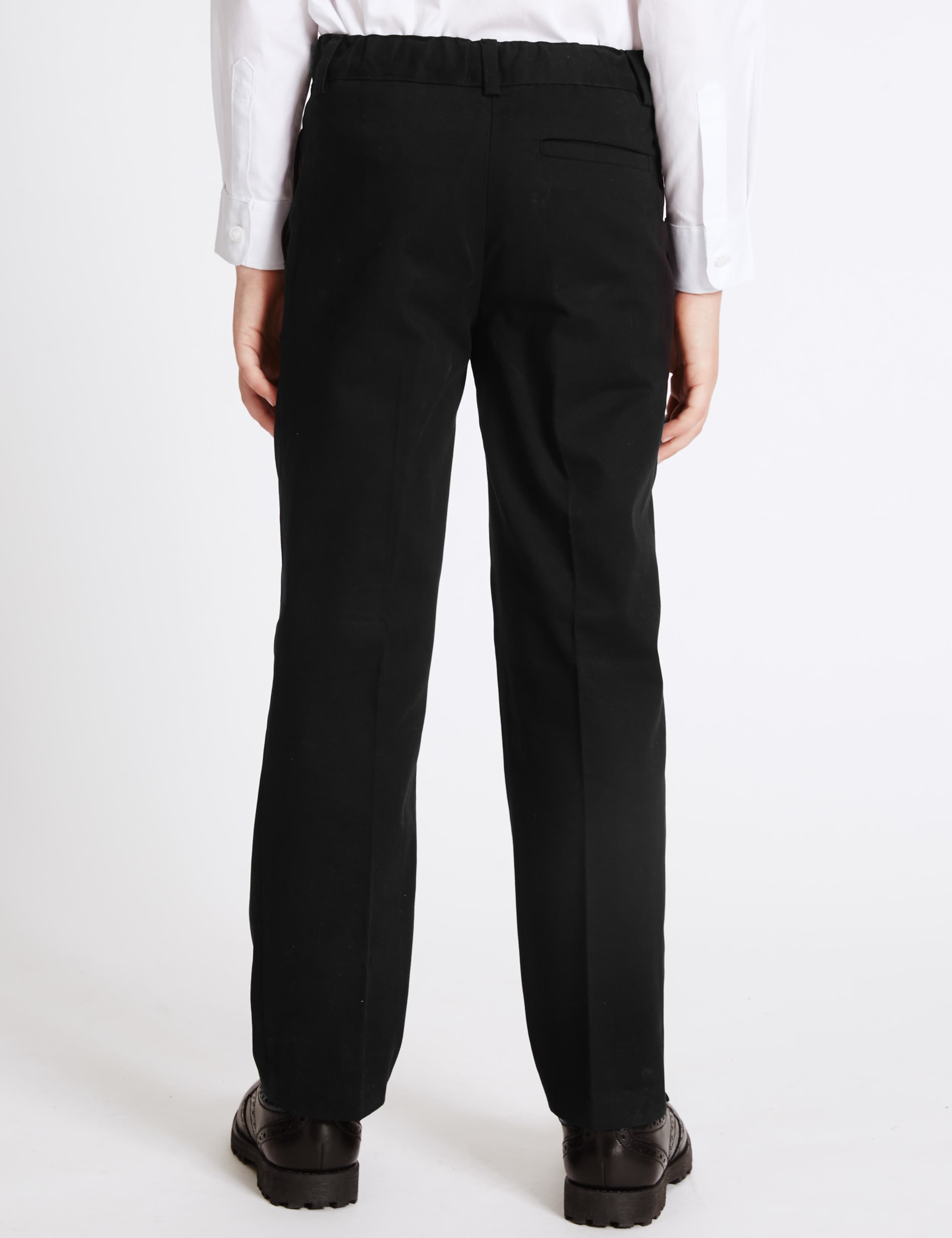 Boys' Pure Cotton Skin Kind™ School Trousers 4 of 6