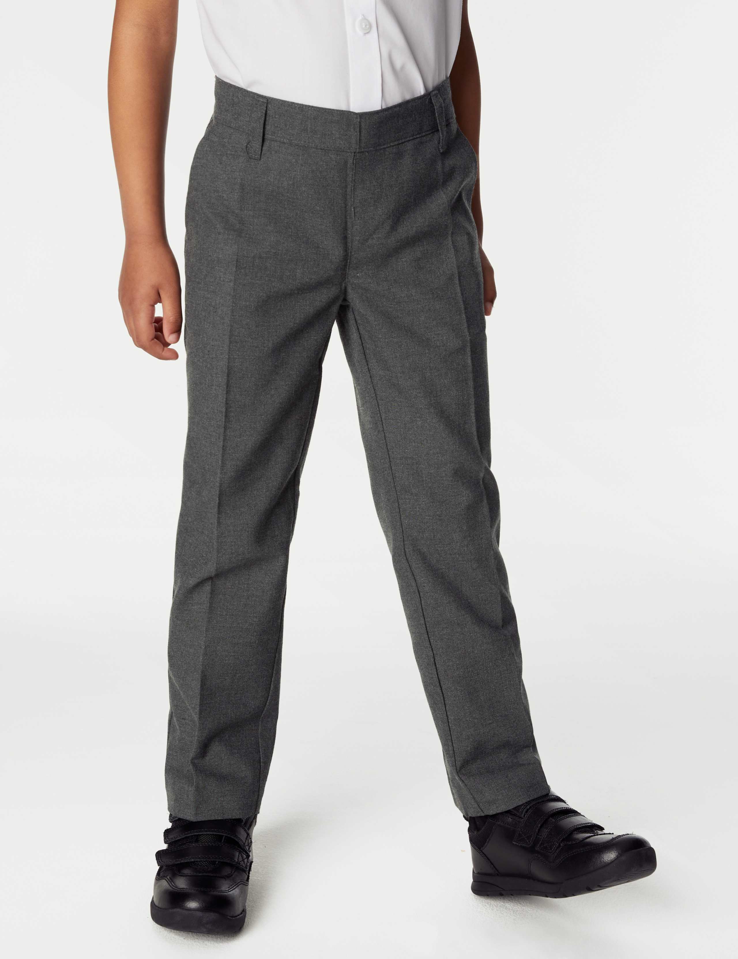 2pk Boys' Regular Leg School Trousers (2-18 Yrs) 3 of 4