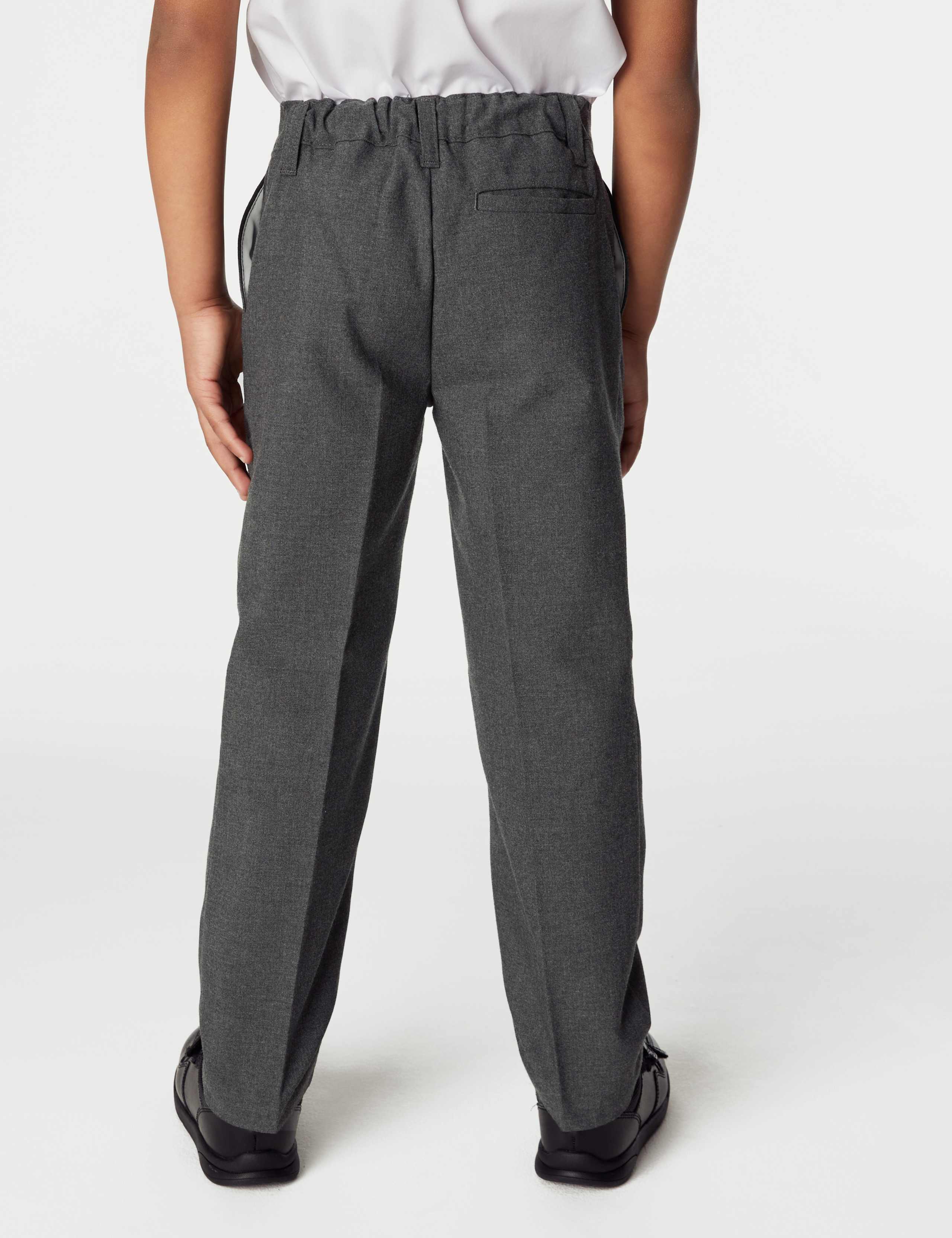 2pk Boys' Regular Leg School Trousers (2-18 Yrs) 4 of 4
