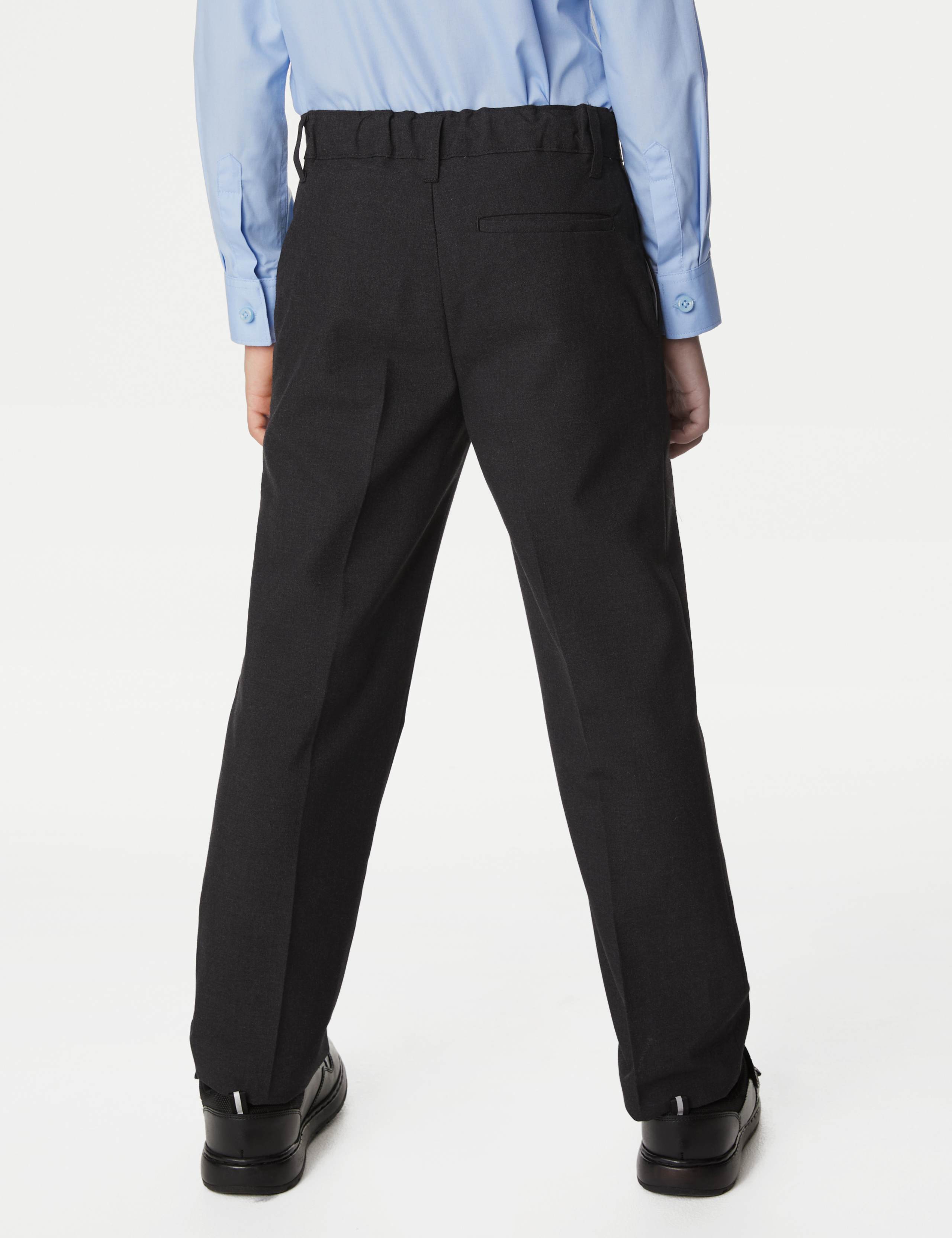 2pk Boys' Regular Leg School Trousers (2-18 Yrs) 4 of 4