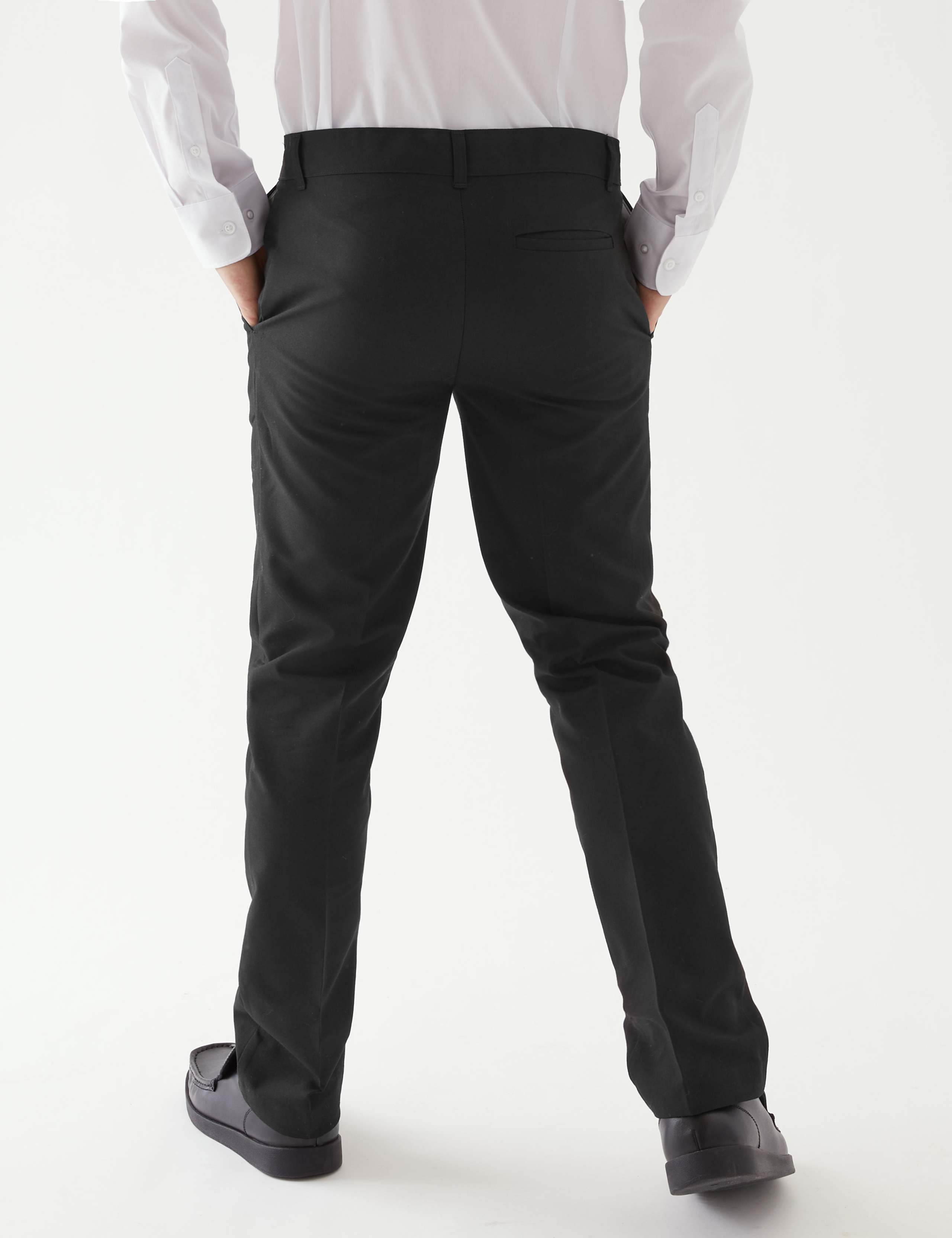2pk Boys' Slim Leg School Trousers (2-18 Yrs) 4 of 8