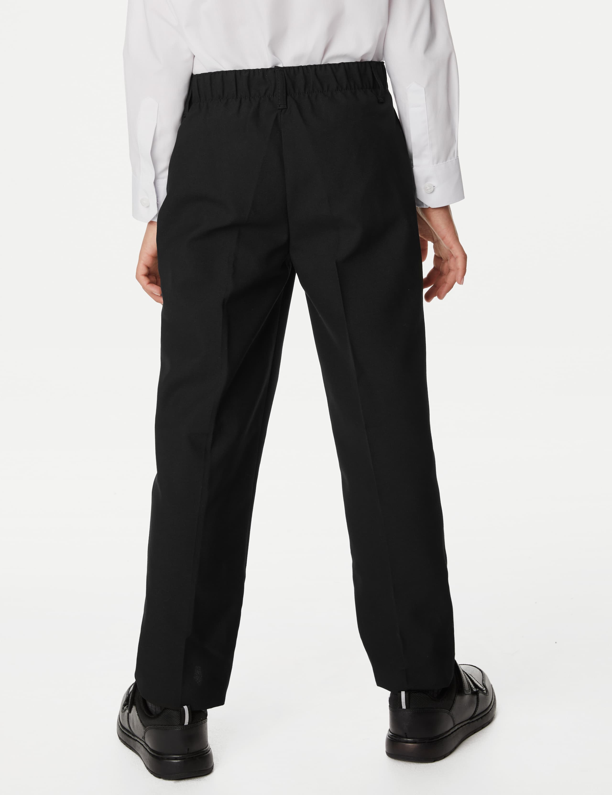 2pk Boys' Easy Dressing School Trousers (3-18 Yrs) 3 of 5