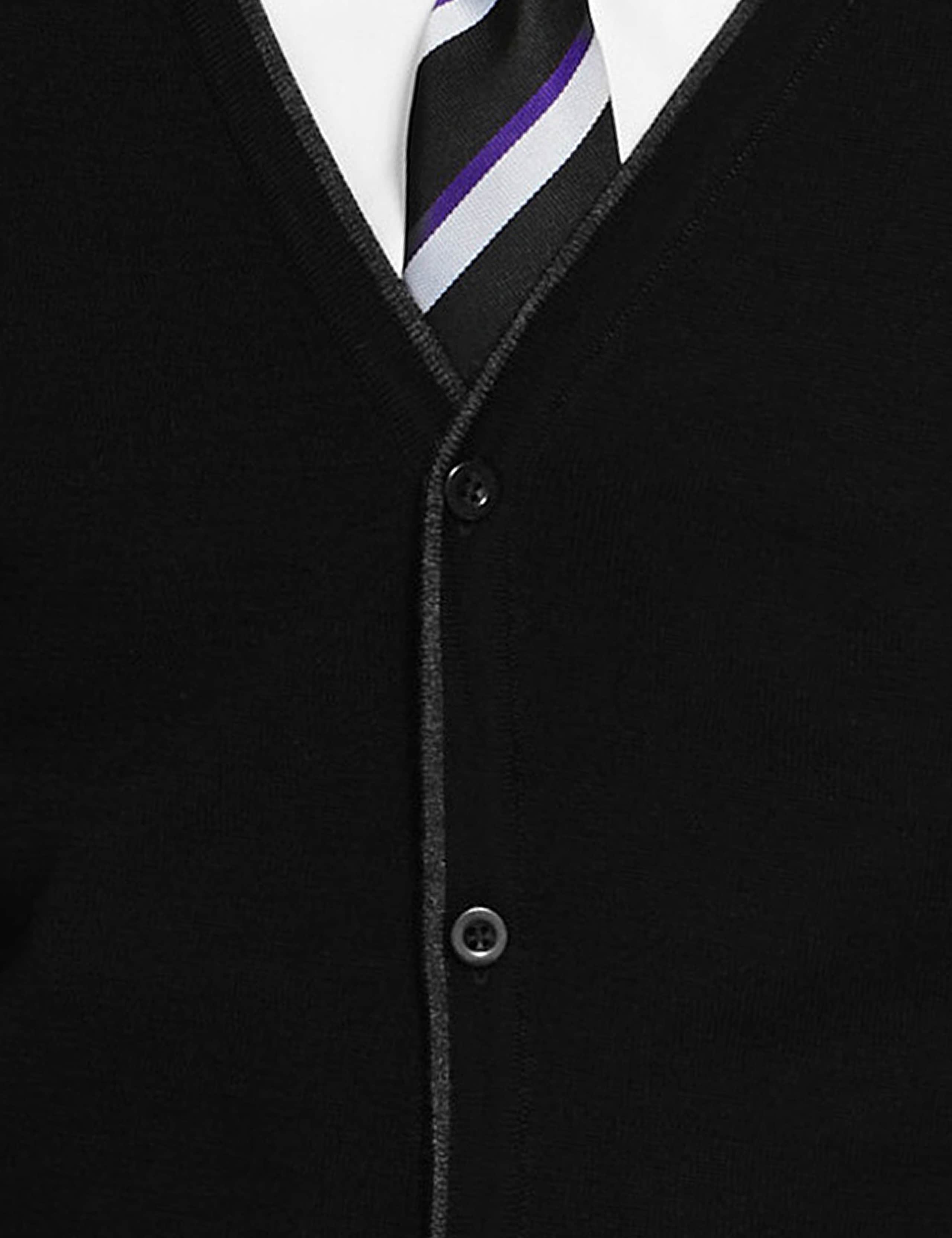 Senior Boys' Pure Merino Wool Easy Care Cardigan (Older Boys) 4 of 4