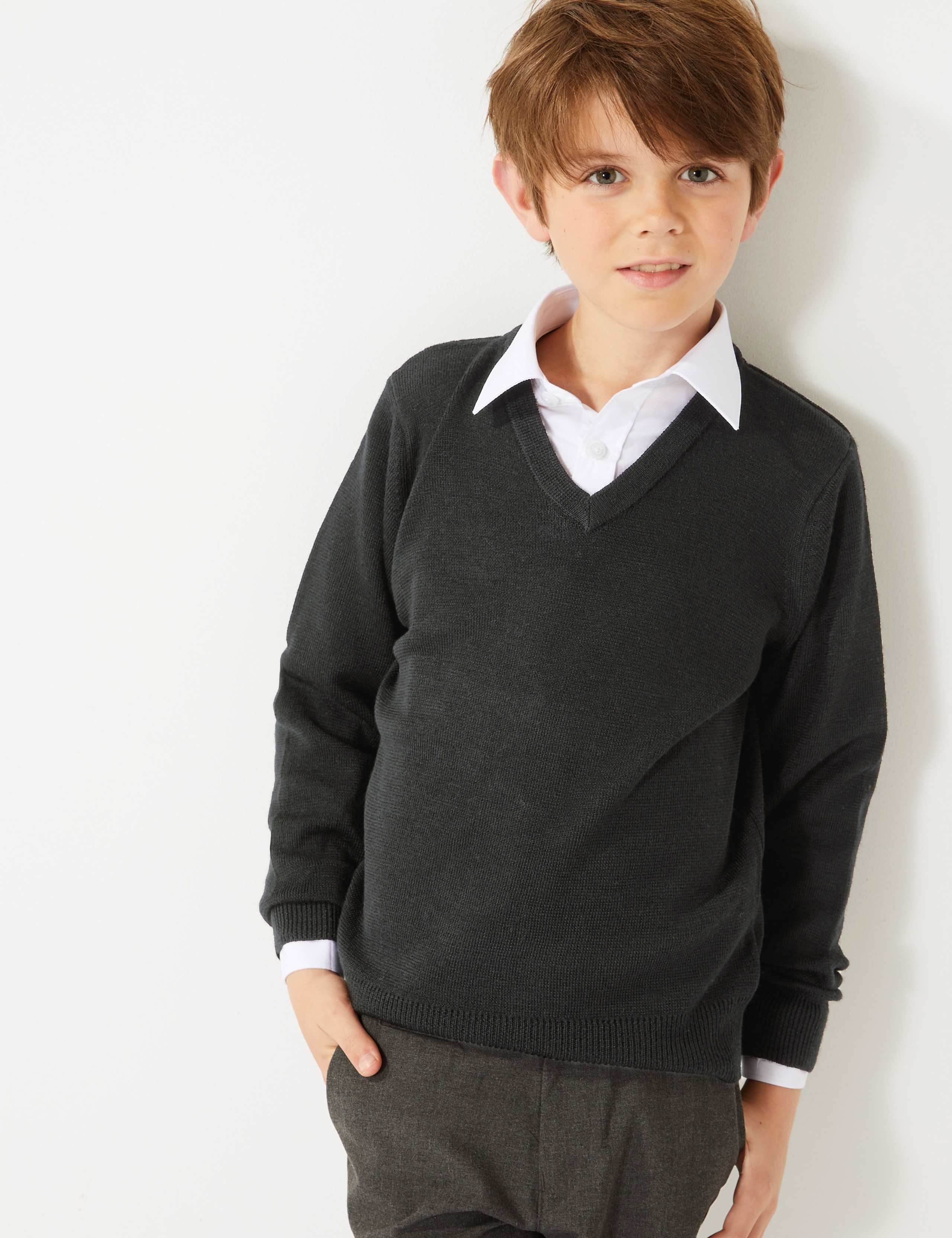 Unisex Wool Blend School Jumper 3 of 5