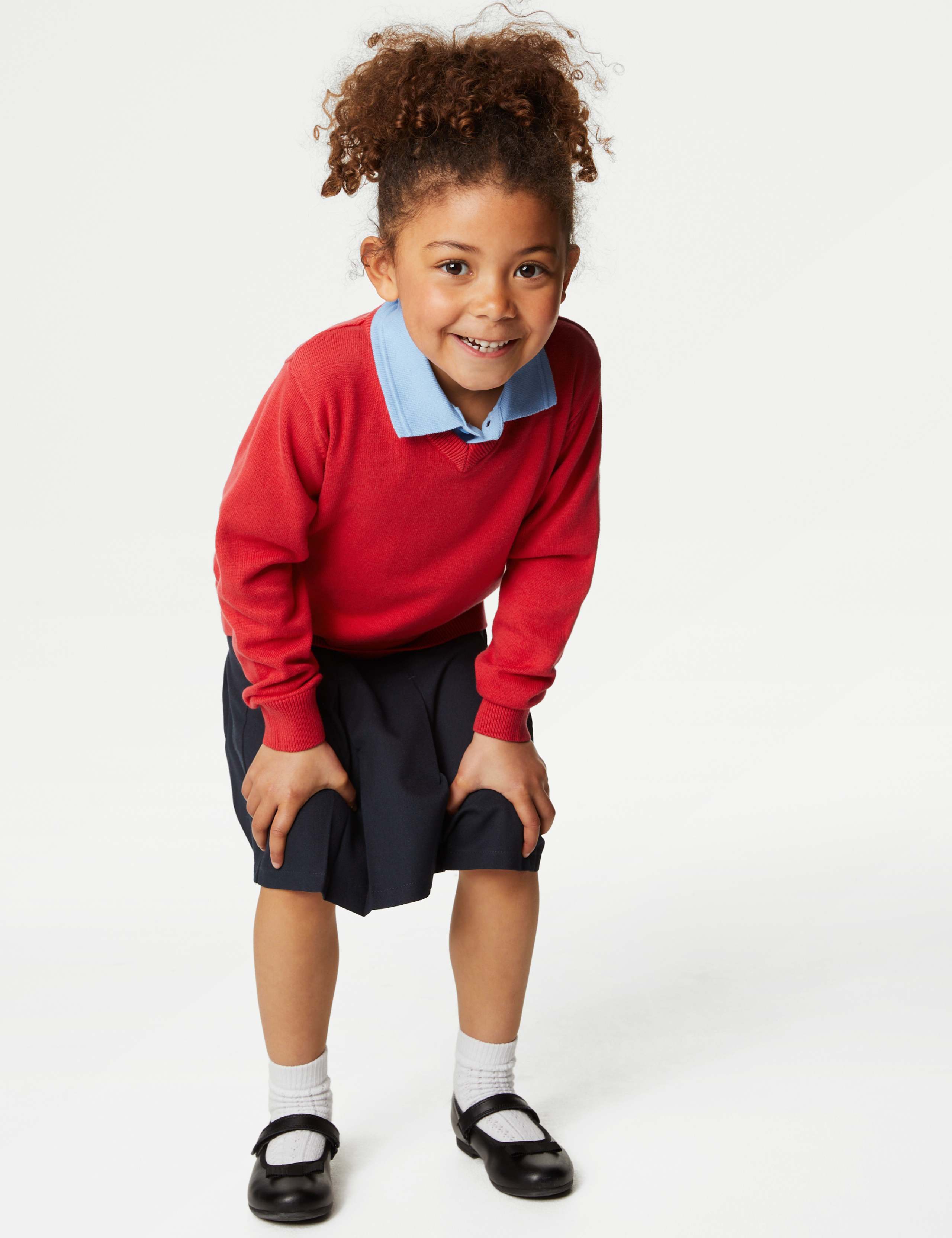 2pk Unisex Pure Cotton School Jumper (3-18 Yrs) 4 of 5