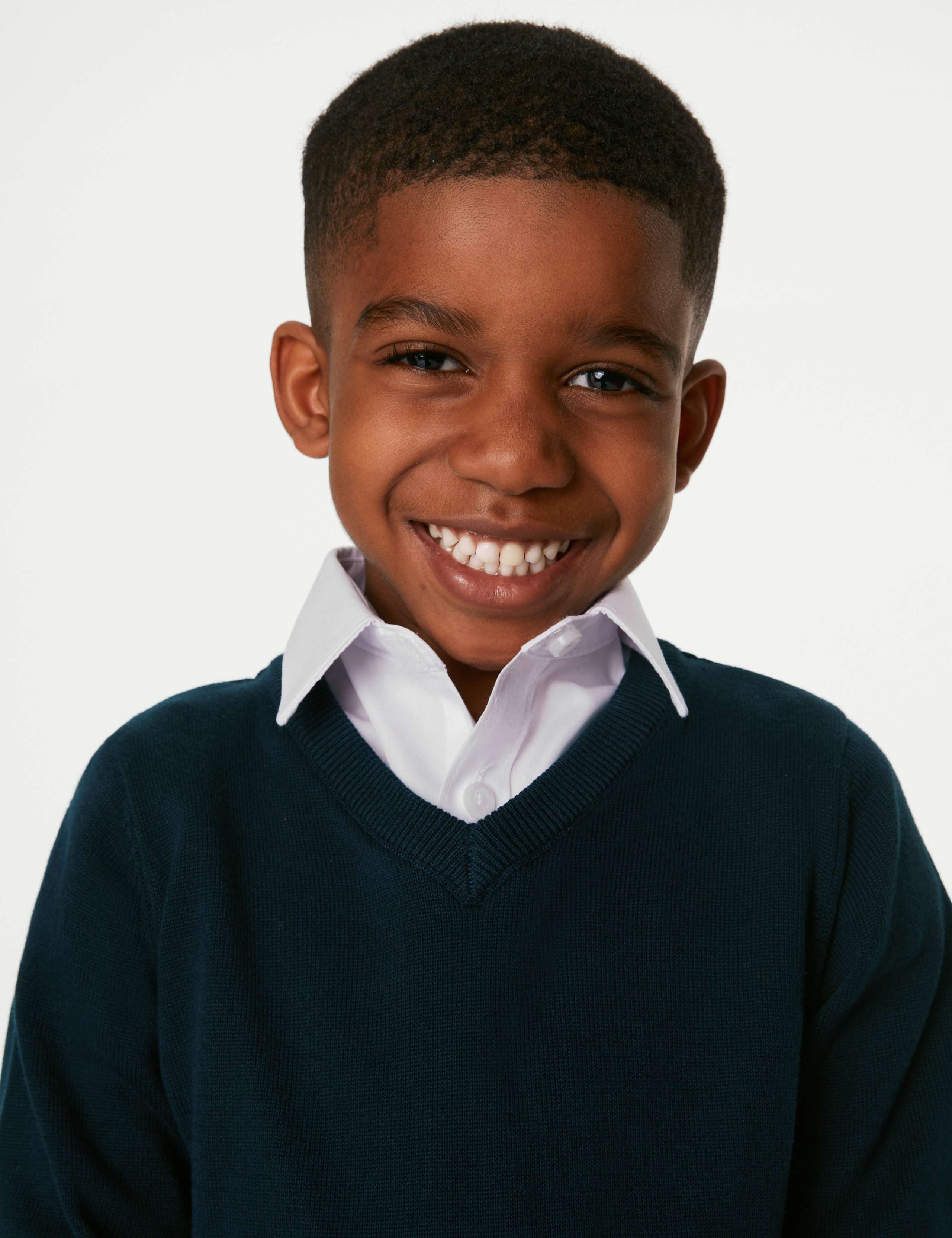 2pk Unisex Pure Cotton School Jumper (3-18 Yrs) 4 of 5