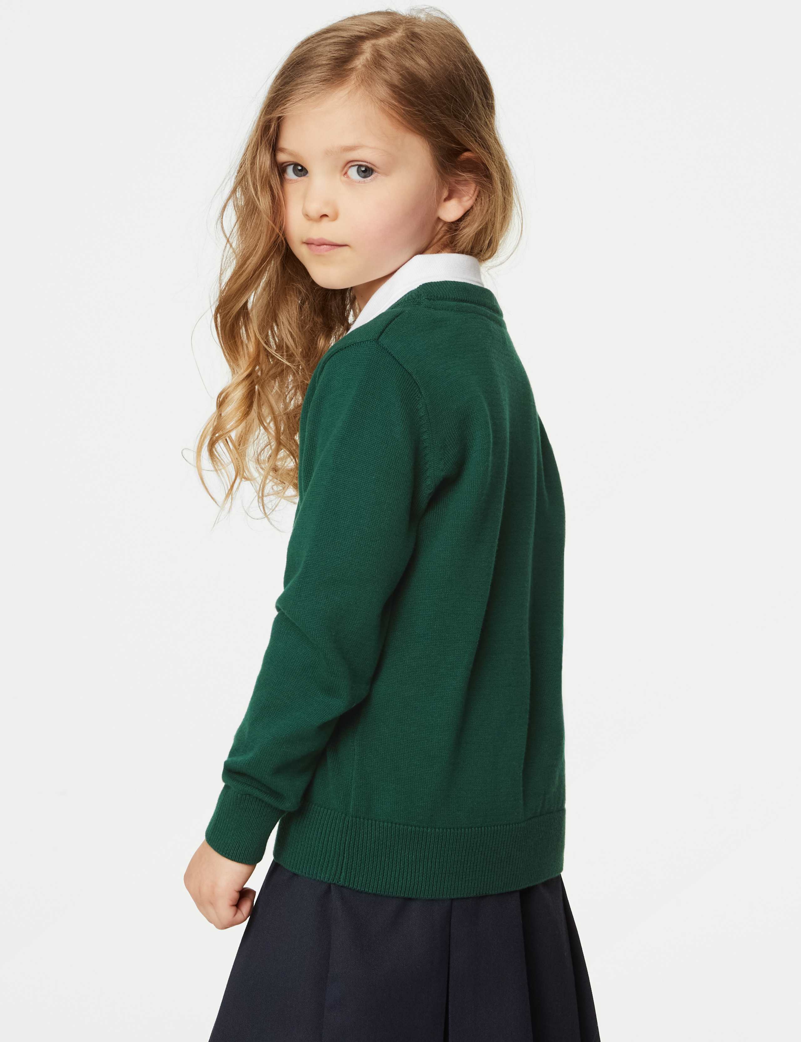 2pk Unisex Pure Cotton School Jumper (3-18 Yrs) 5 of 5
