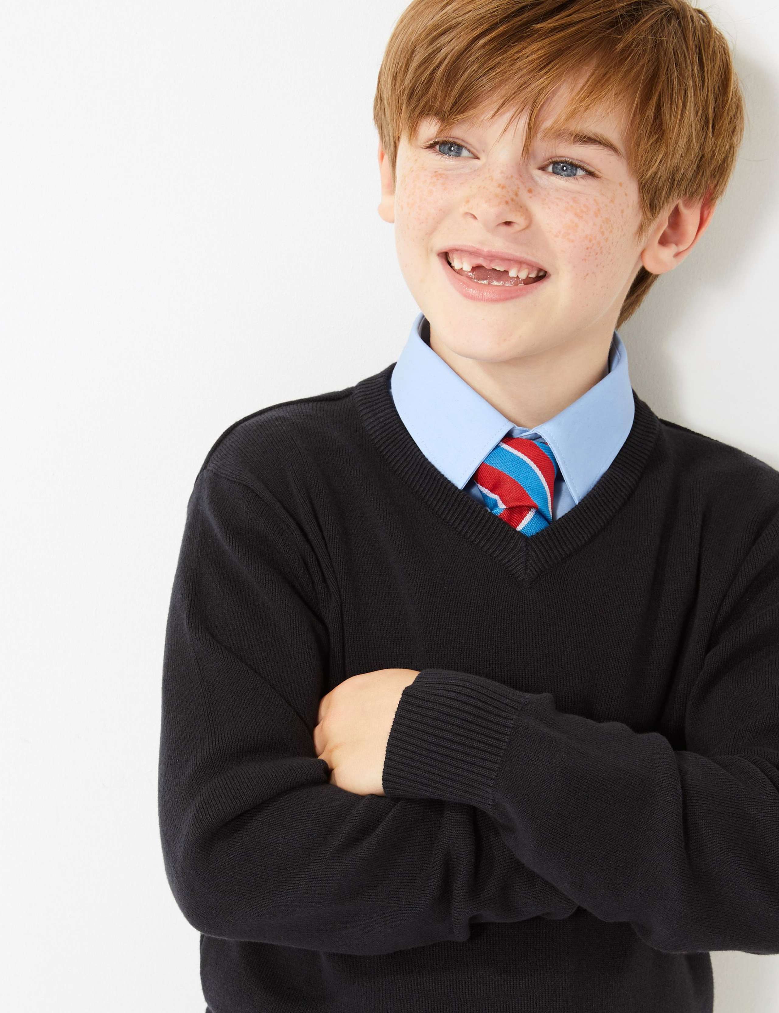 Unisex Cotton Rich School Jumper (3-16 Yrs) 3 of 5