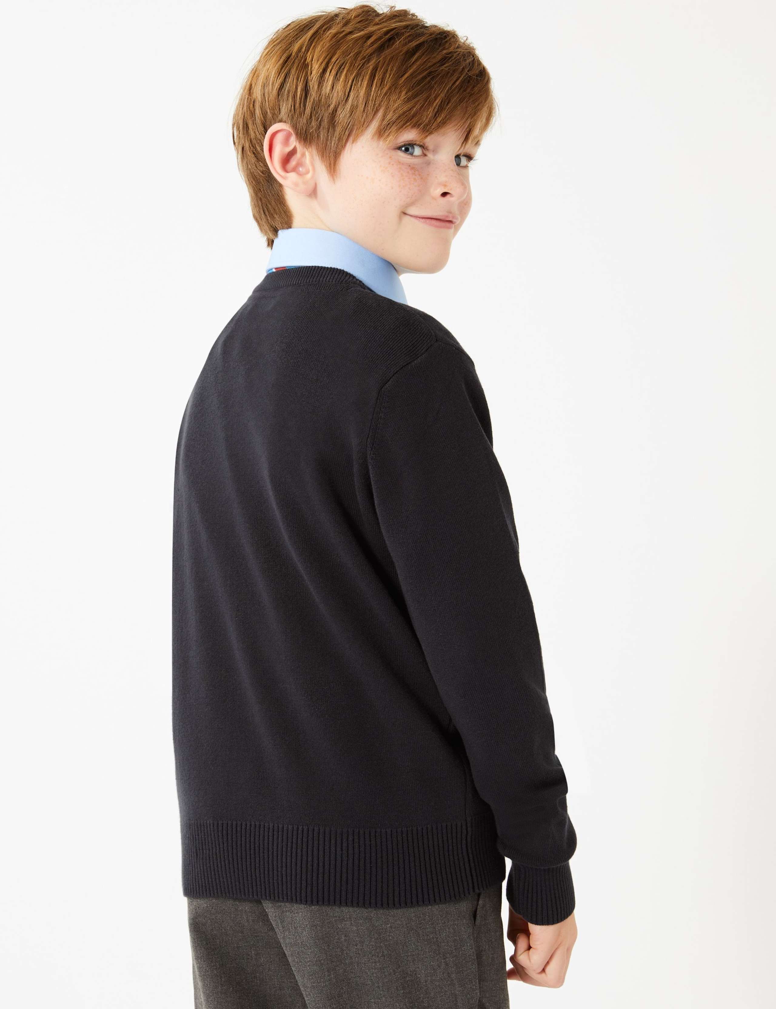 Unisex Cotton Rich School Jumper (3-16 Yrs) 5 of 5