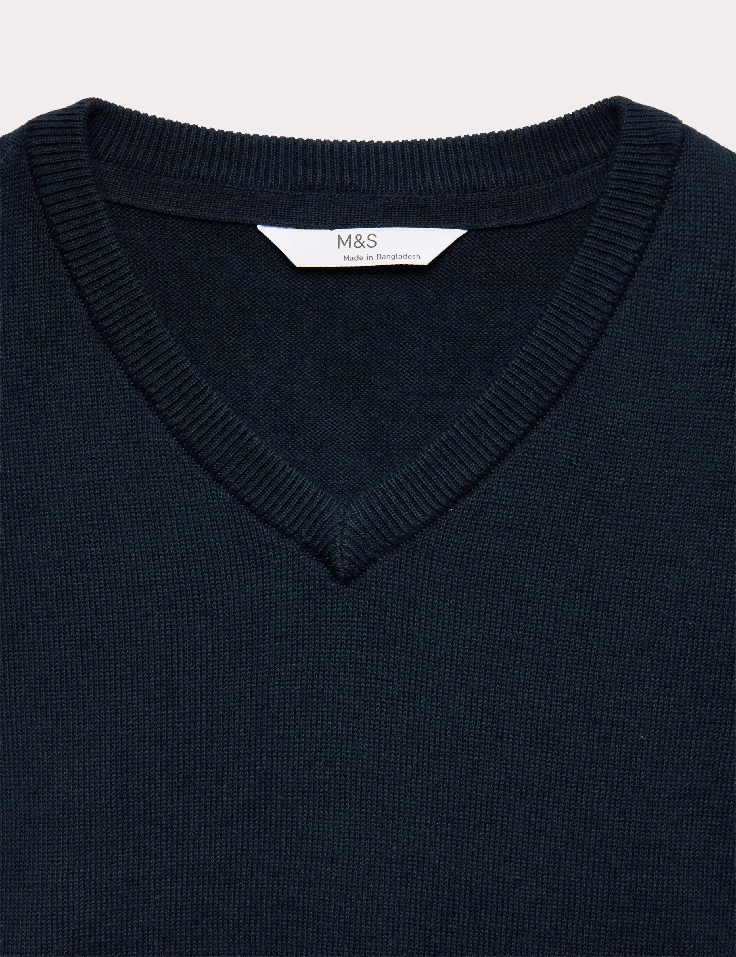 2 Pack Unisex Slim Fit Cotton School Jumpers (3-18 Yrs) 2 of 2