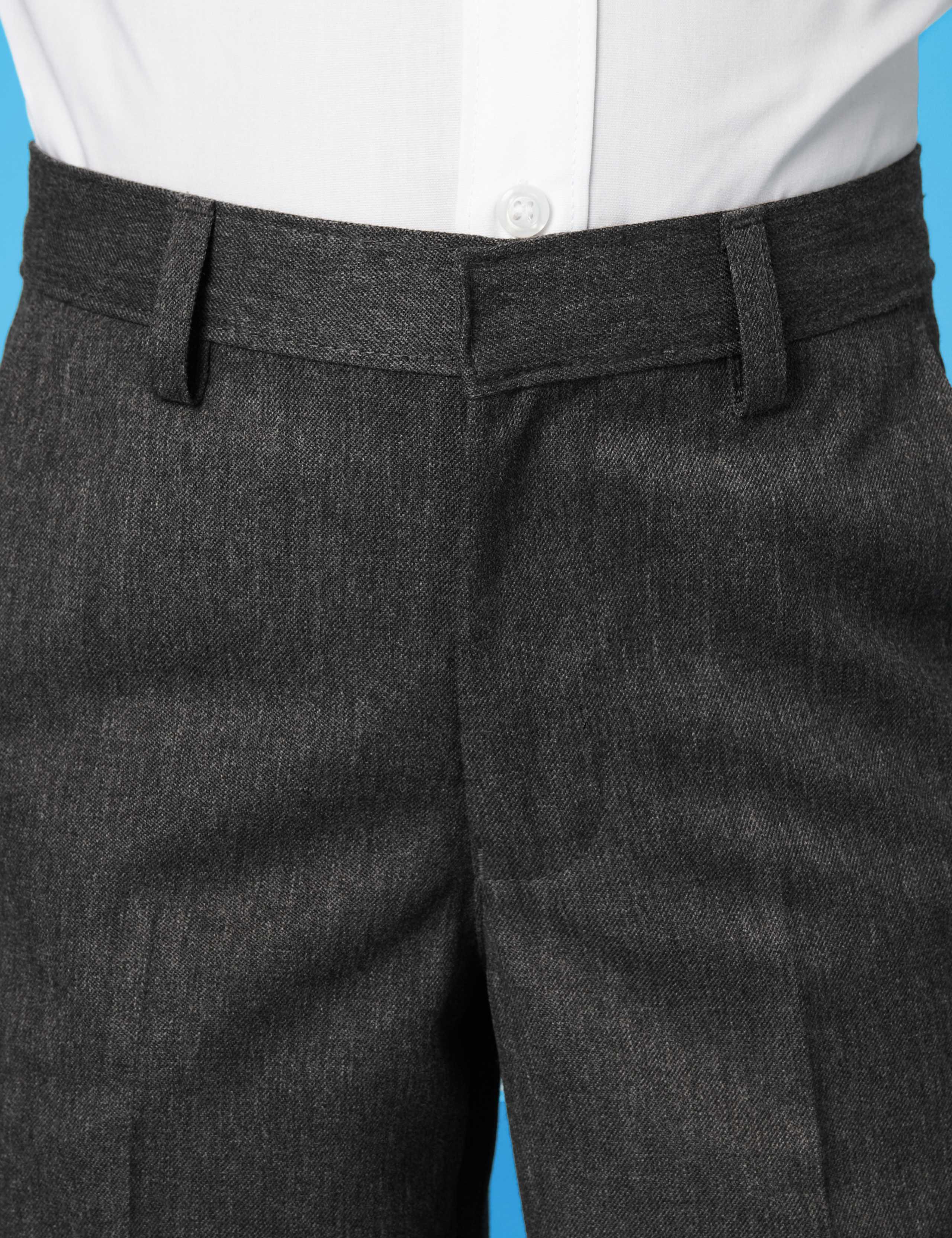 Boys Flat Front Wool Blend Trousers with Stormwear+™ 5 of 7