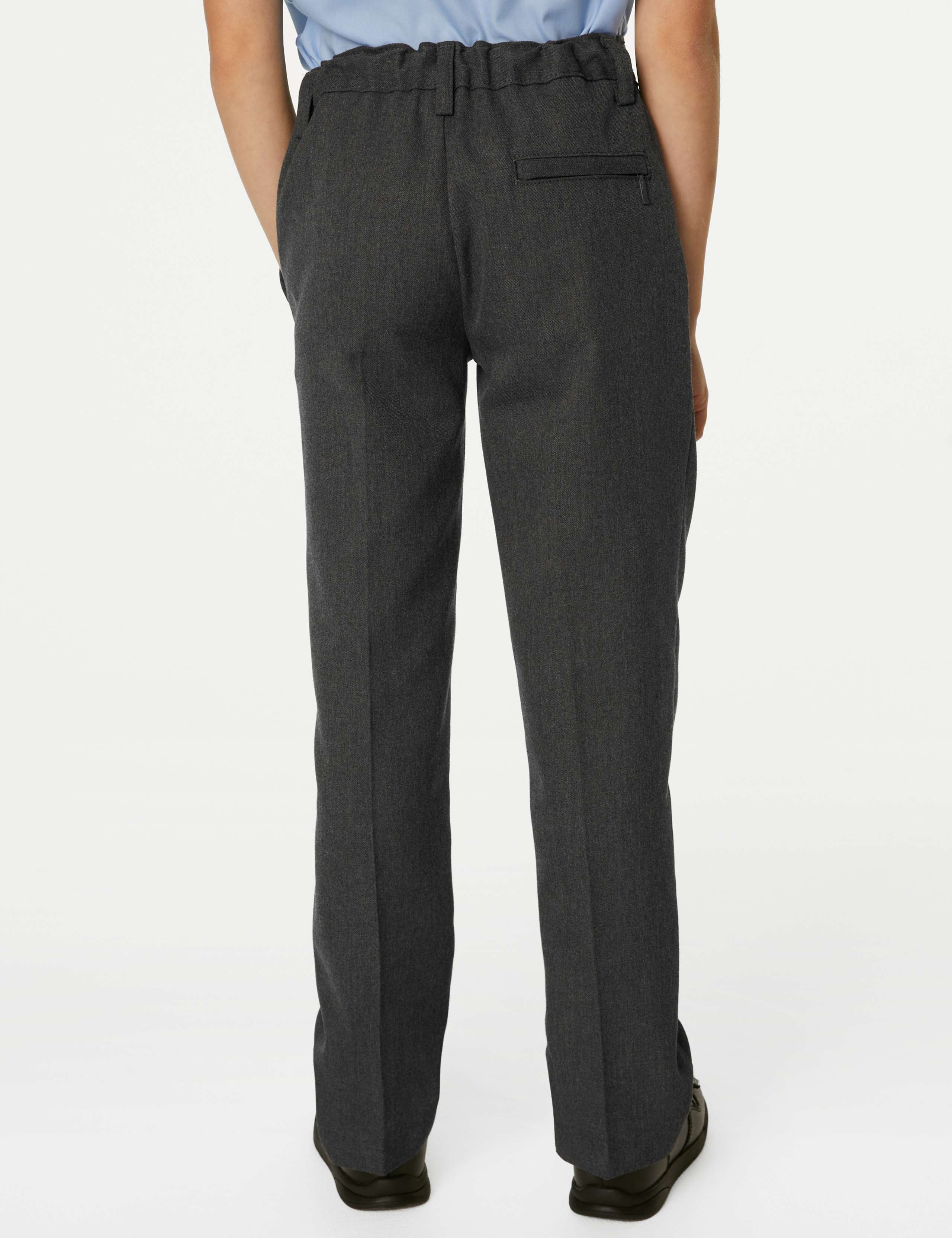 Boys' Regular Leg School Trousers (2-16 Yrs) 4 of 4