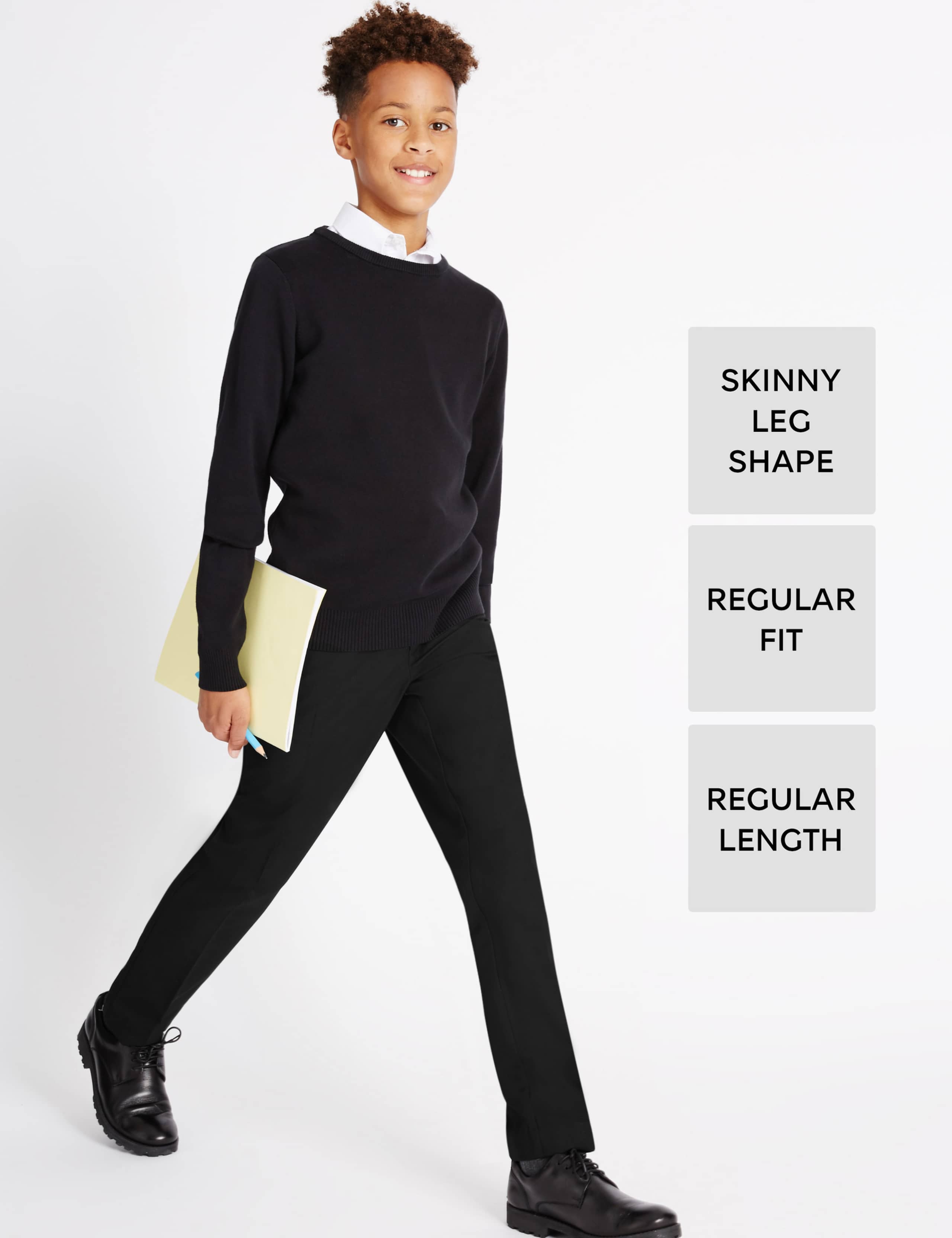 Senior Boys' Skinny Leg Trousers 1 of 7