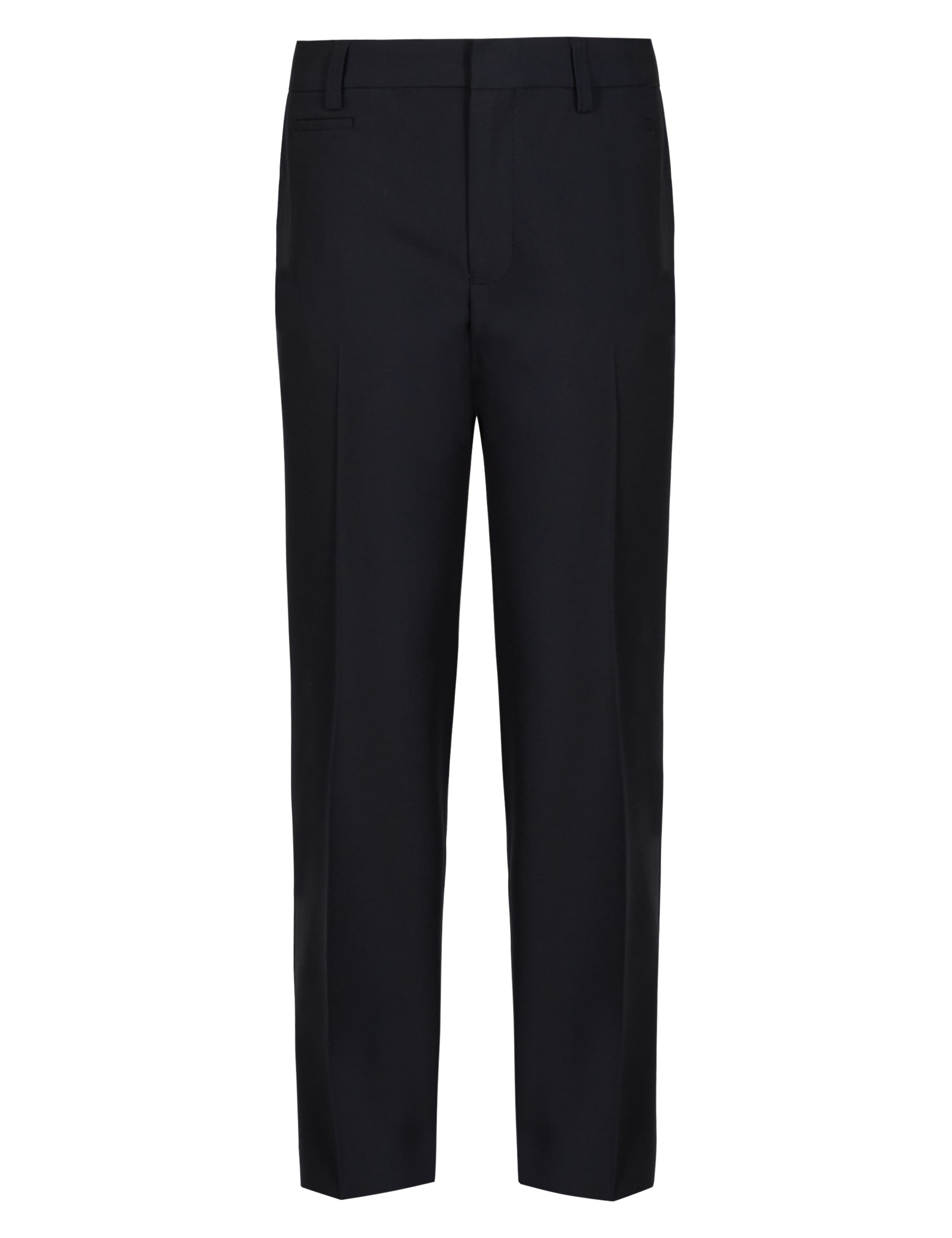 Boys' Crease-Resistant Slim Leg Adjustable Waist Trousers with Supercrease™ & Stormwear™ 3 of 5