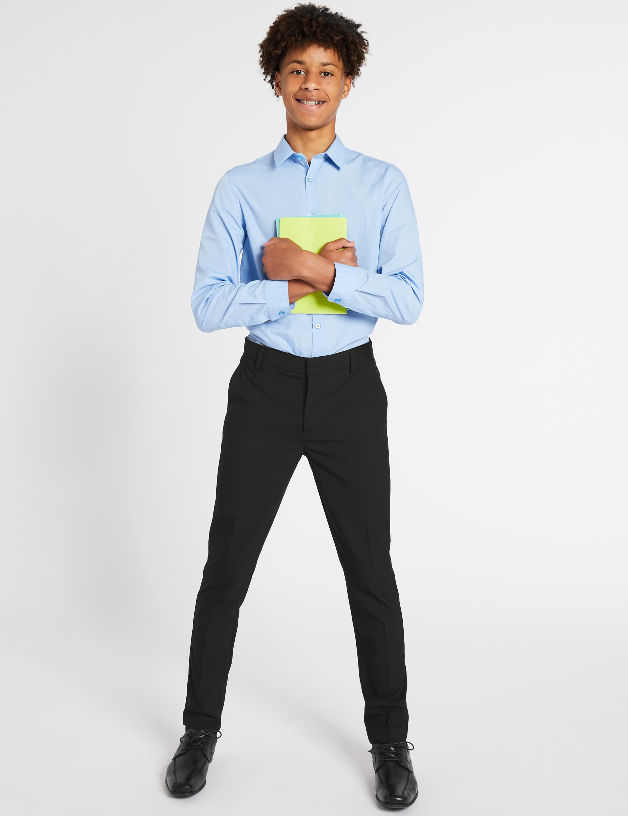 Senior Boys' Super Skinny Leg School Trousers 1 of 6