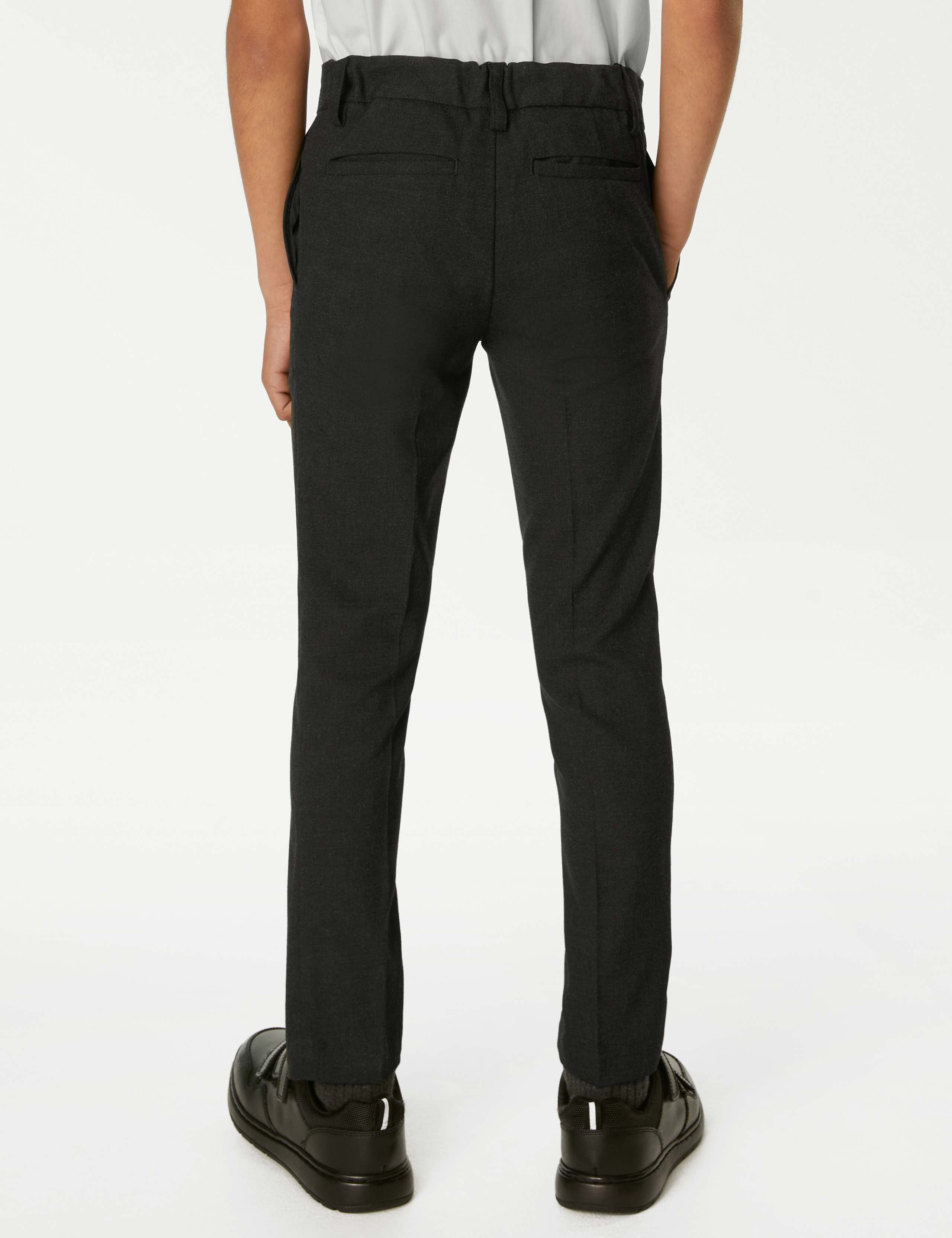 Boys' Super Skinny Leg School Trousers (2-18 Yrs) 4 of 4
