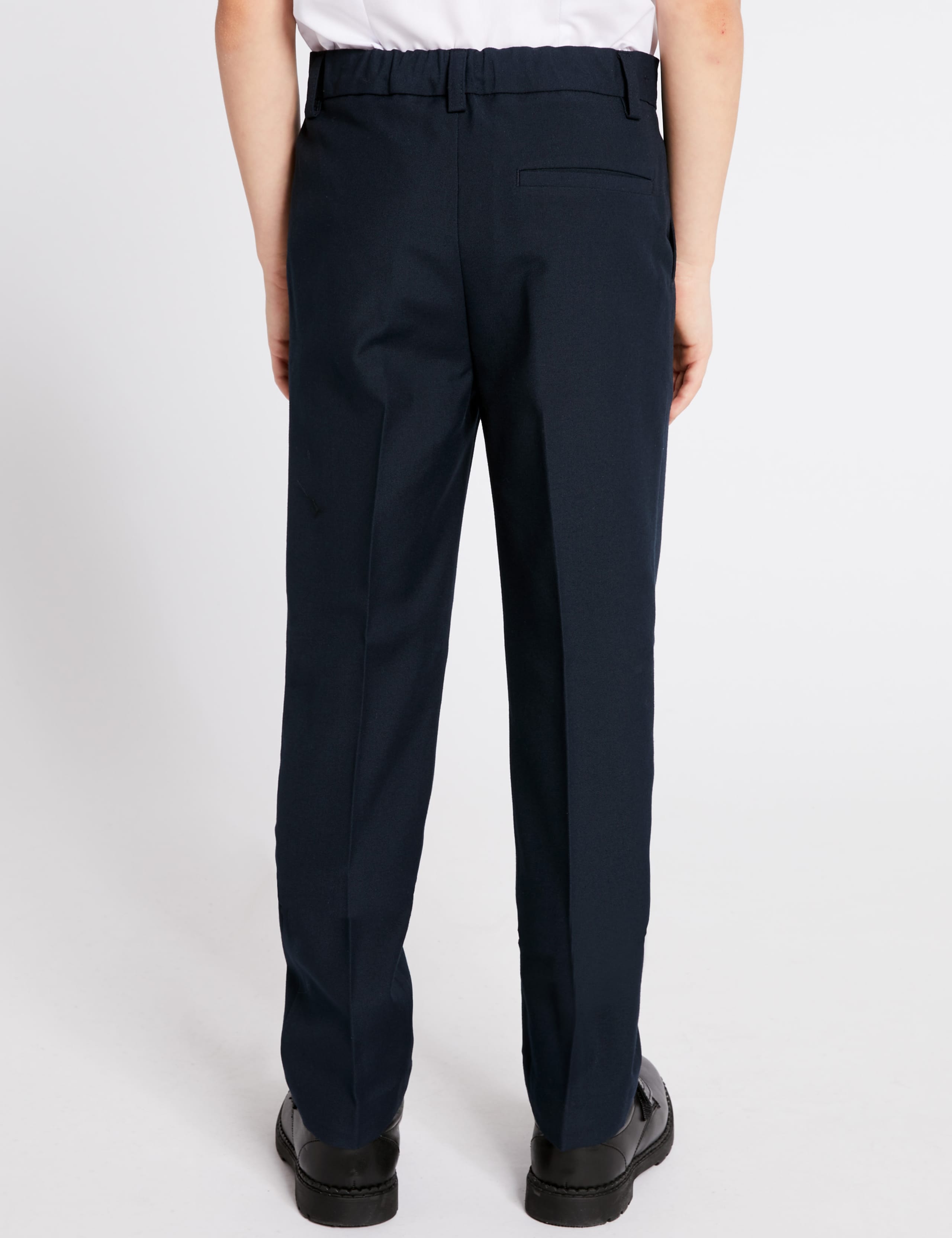 Boys' Slim Leg Longer Length School Trousers 4 of 6