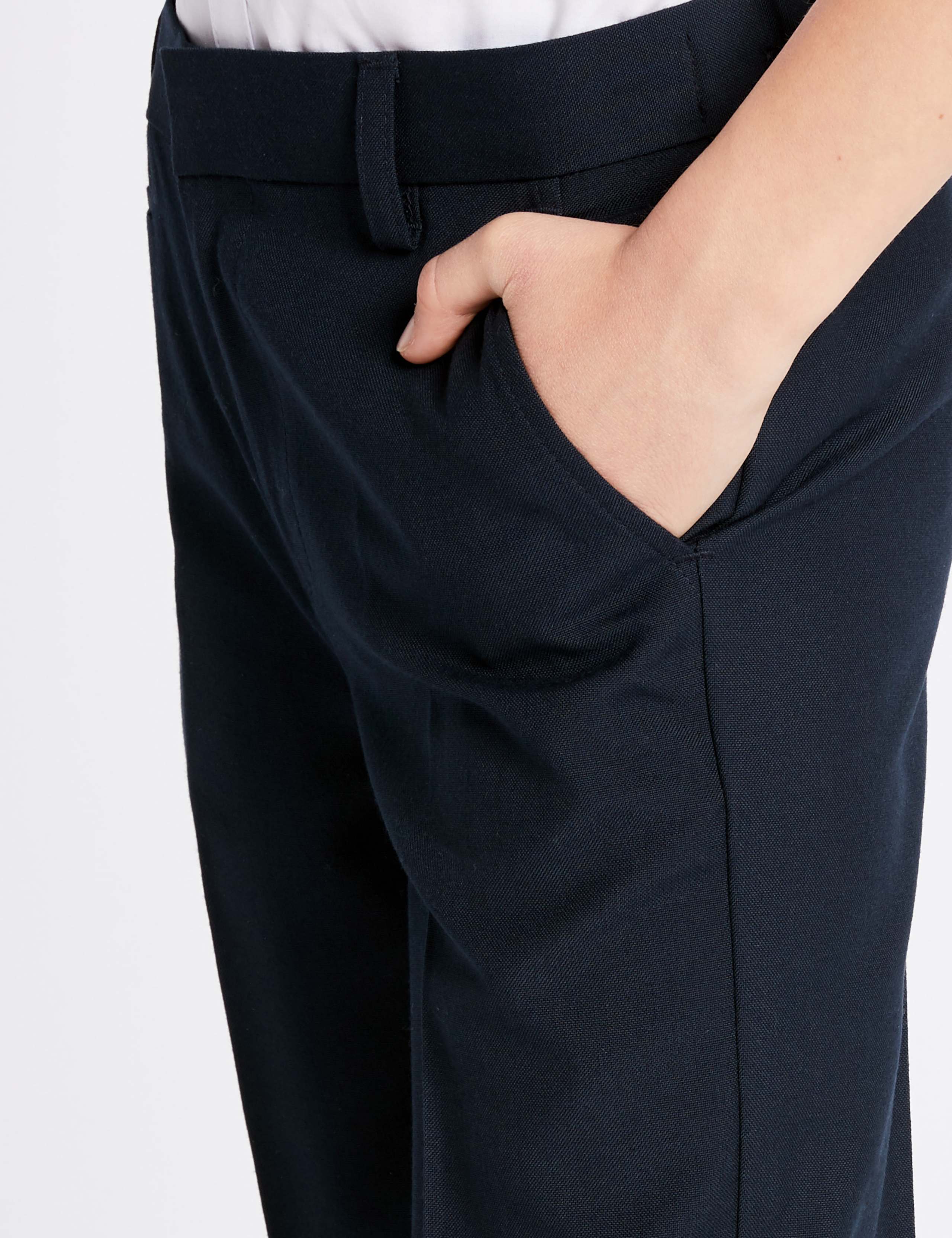Boys' Slim Leg Longer Length School Trousers 6 of 6