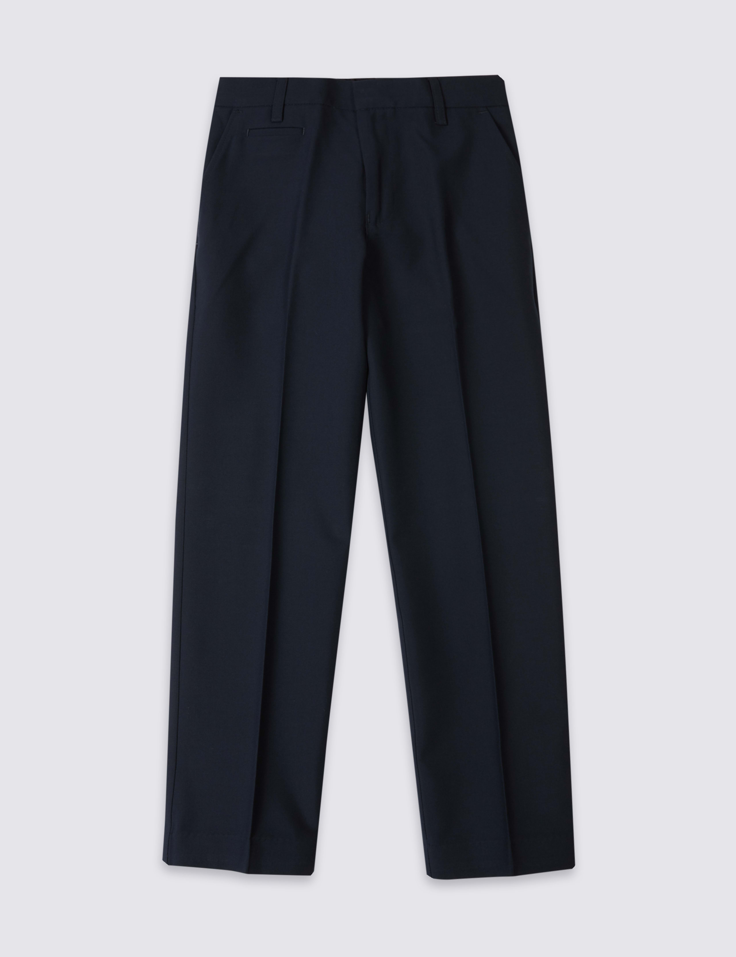 Boys' Slim Leg Longer Length School Trousers 2 of 6