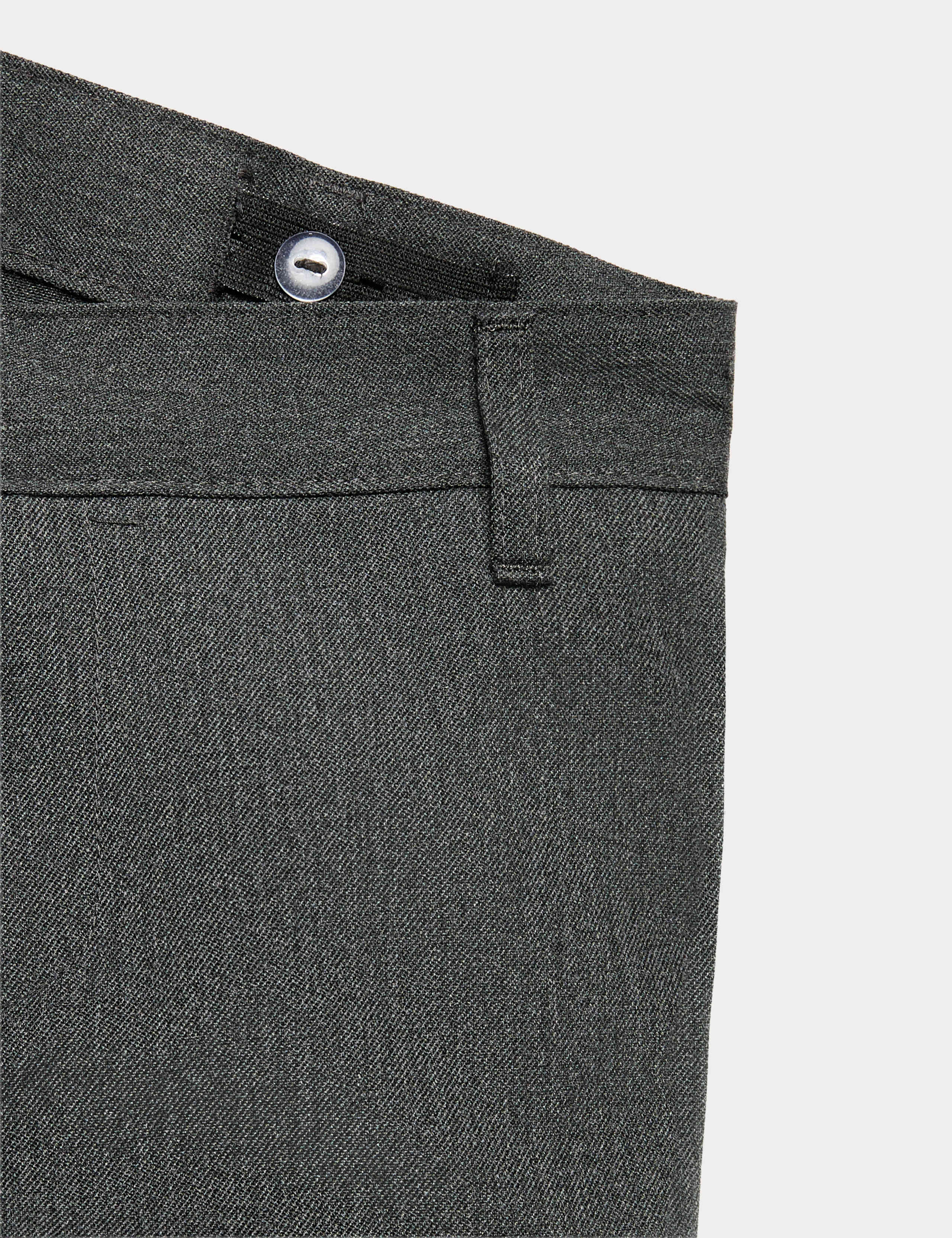 2 Pack Boys' Plus Fit Regular Leg School Trousers 2 of 2