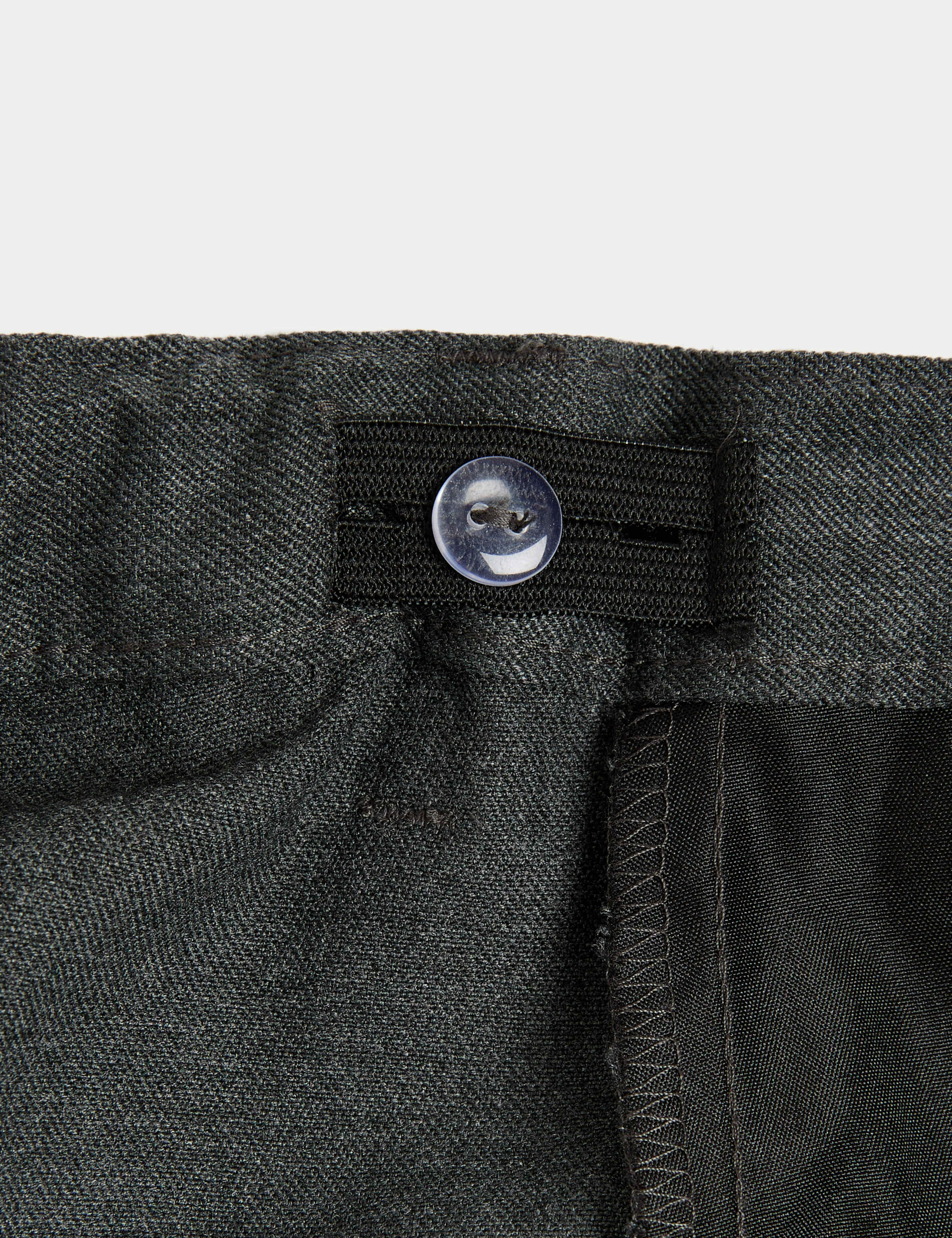 2pk Boys' Longer Length Plus Fit School Trousers 2 of 2