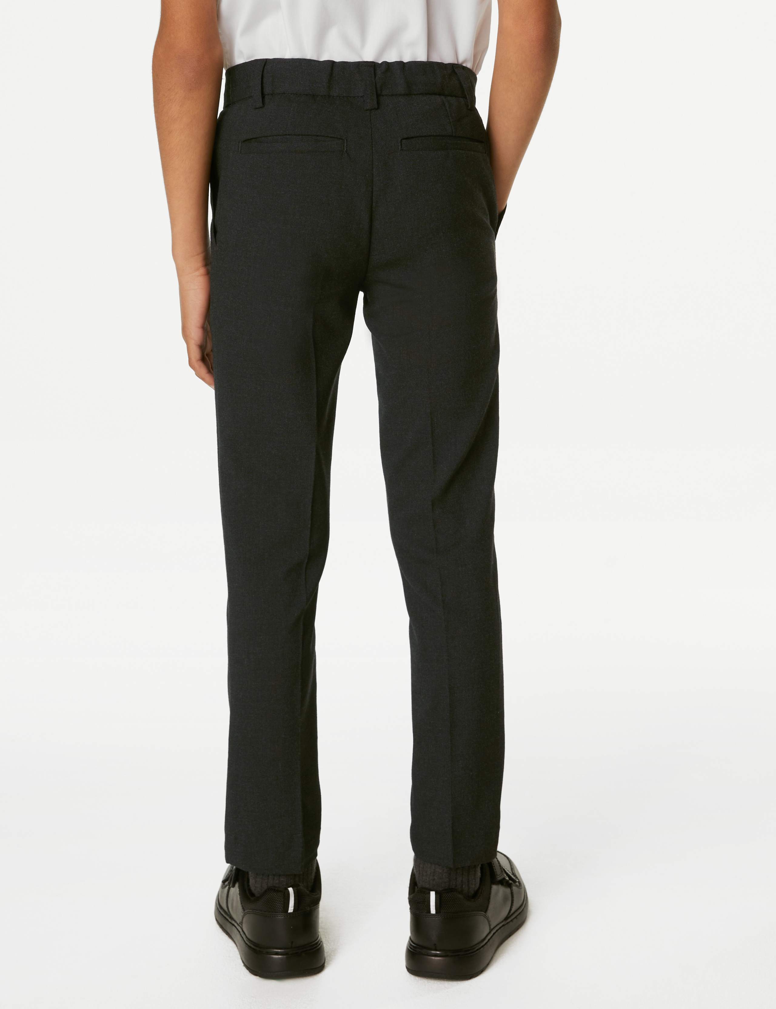 Boys' Skinny Leg School Trousers (2-18 Yrs) 4 of 5