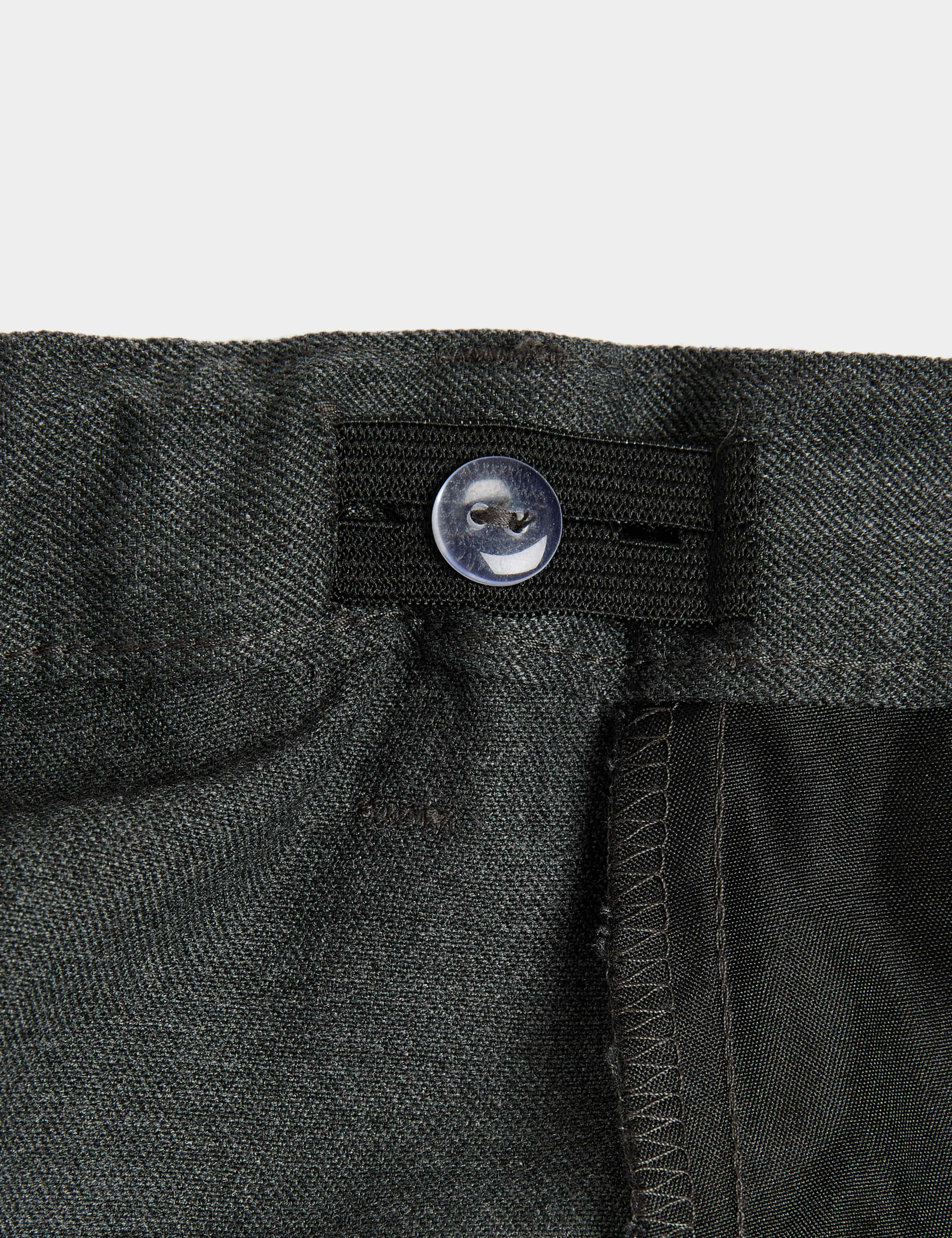 2pk Boys' Slim Fit Slim Leg School Trousers 2 of 2