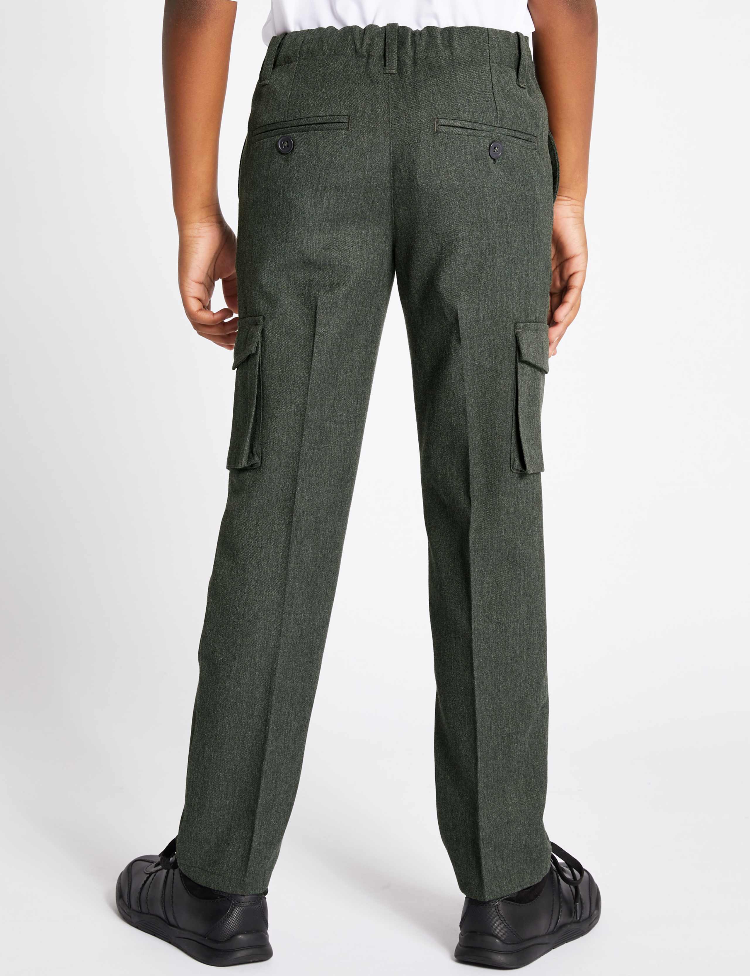 Boys' Slim Leg Cargo Trousers 3 of 3