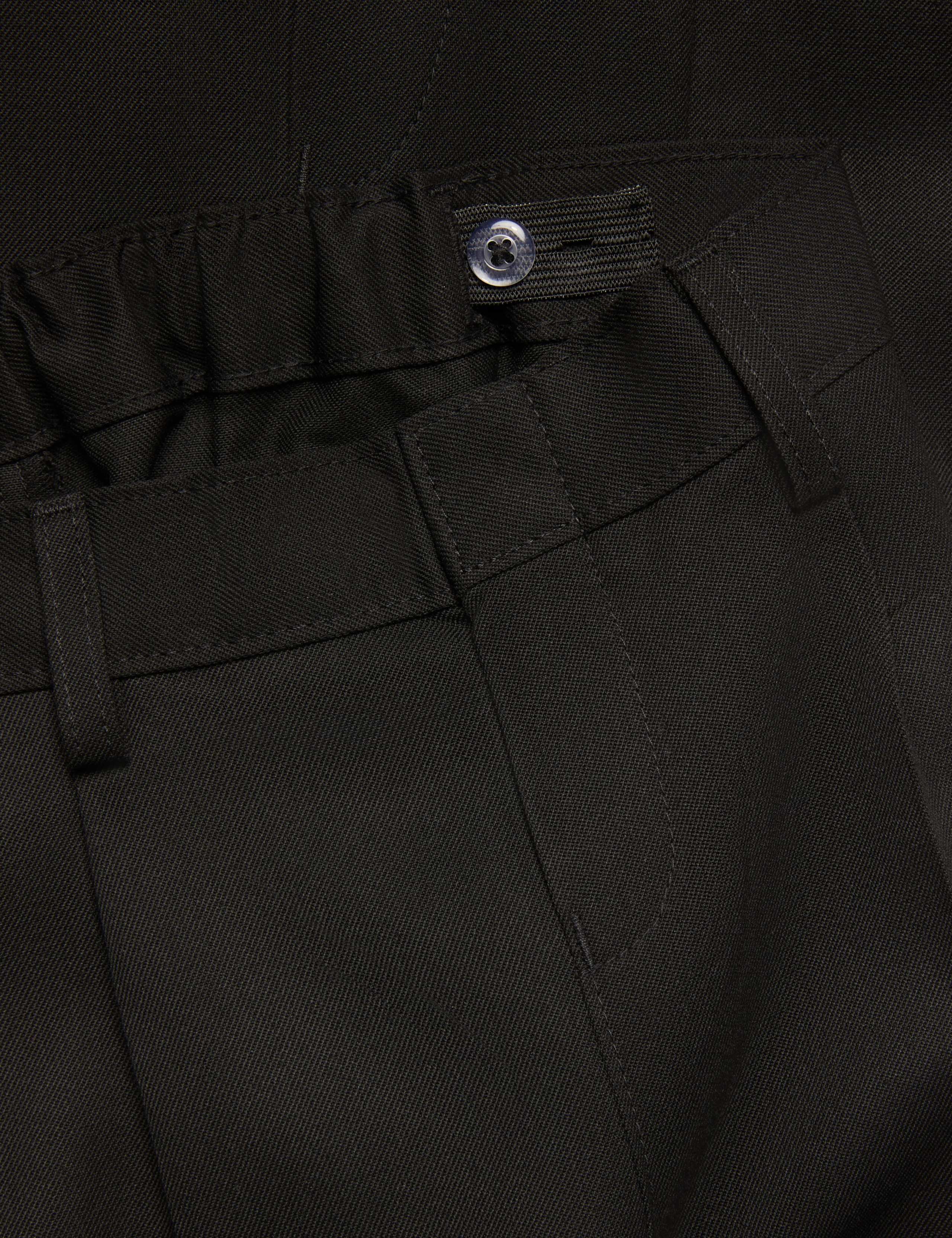 2pk Boys' Longer Length Pleat Front Trousers (2-18 Yrs) 2 of 2