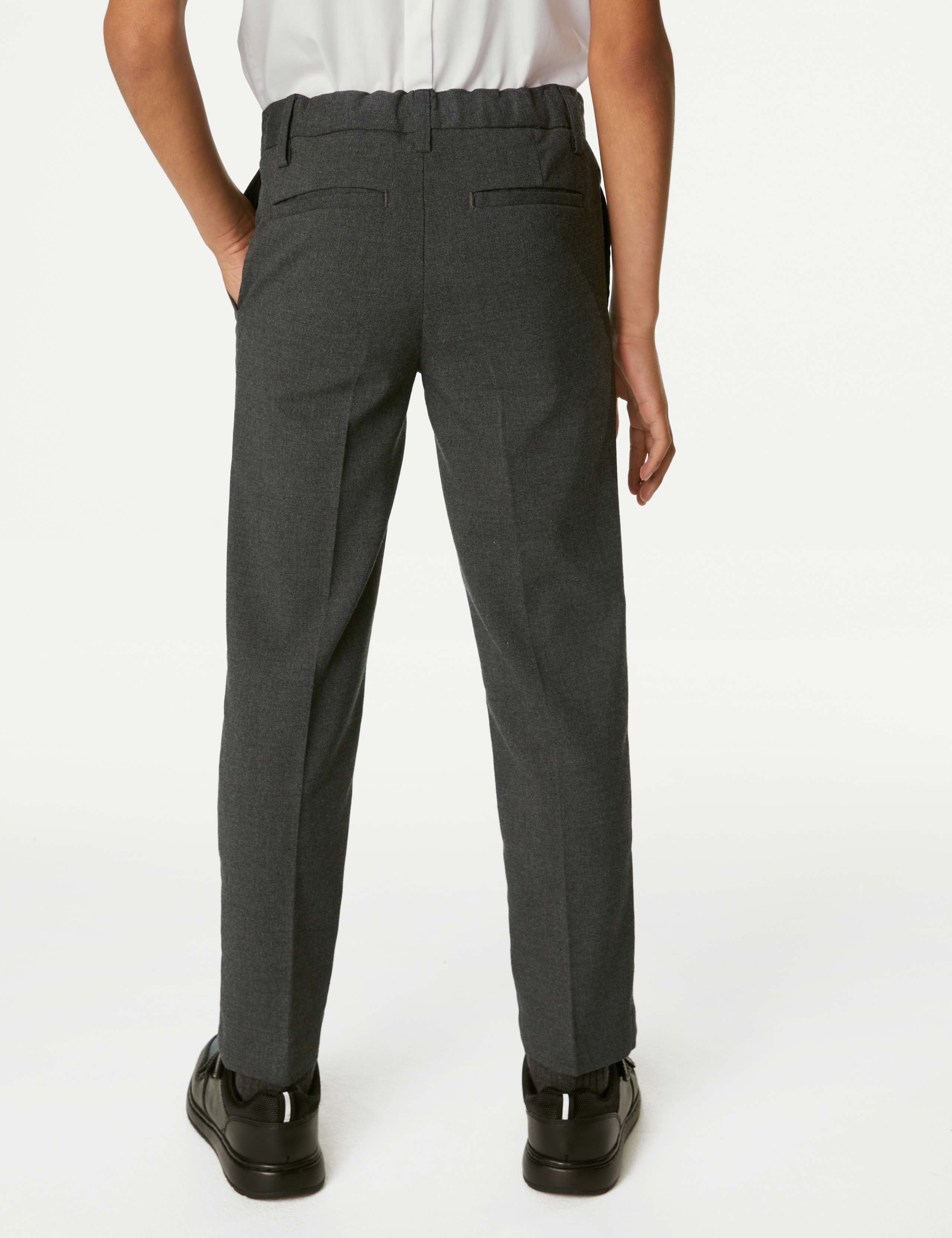 Boys’ Slim Leg School Trousers (2-18 Yrs) 4 of 6