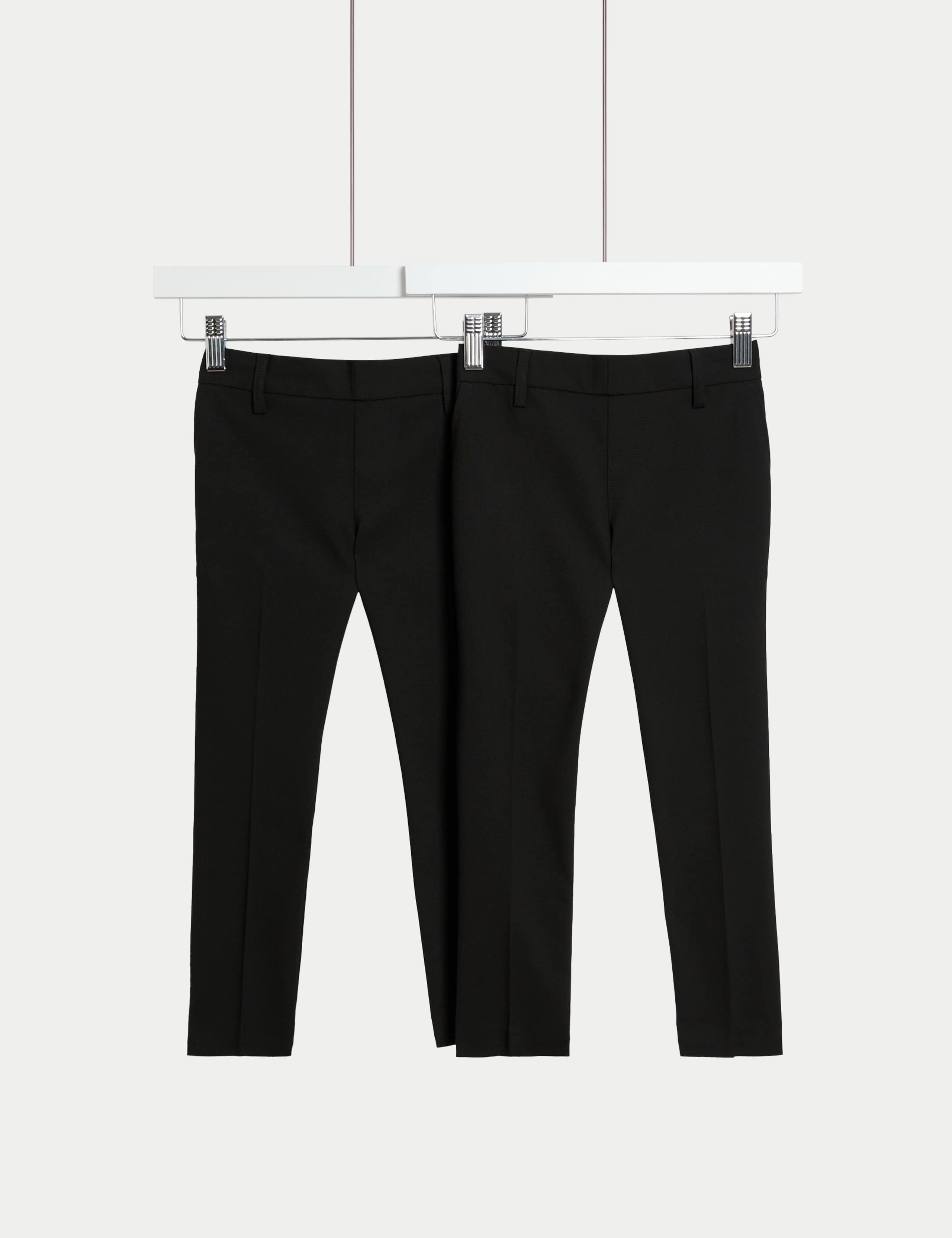 2pk Boys' Skinny Leg Stretch Trousers (2-18 Yrs) 1 of 3