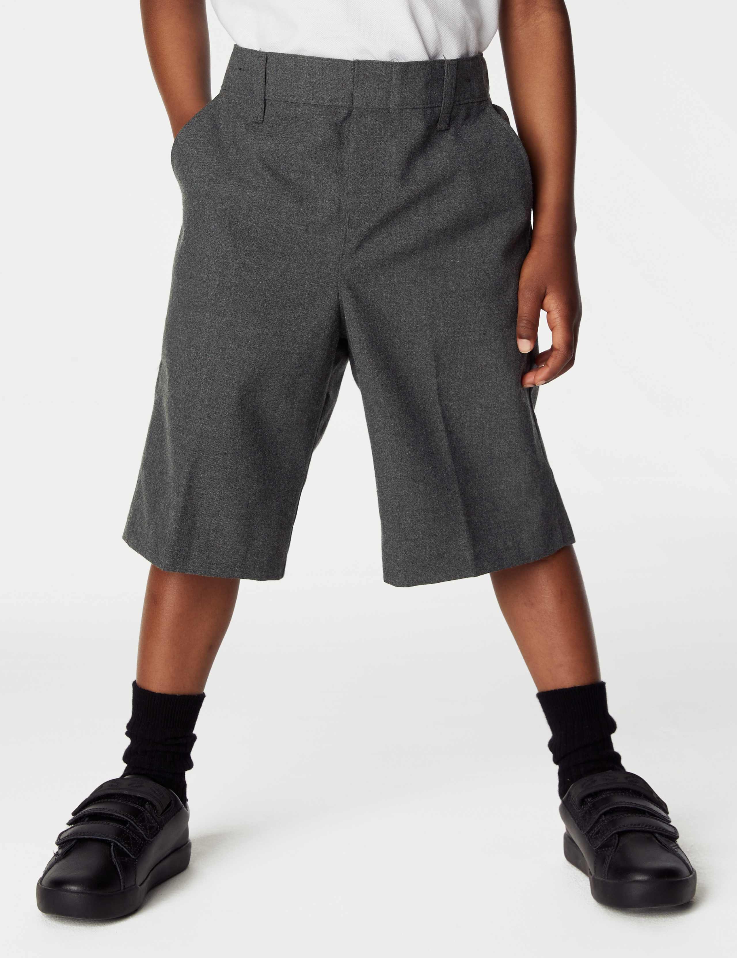 2pk Boys' Easy Dressing School Shorts (3-15 Yrs) 3 of 6