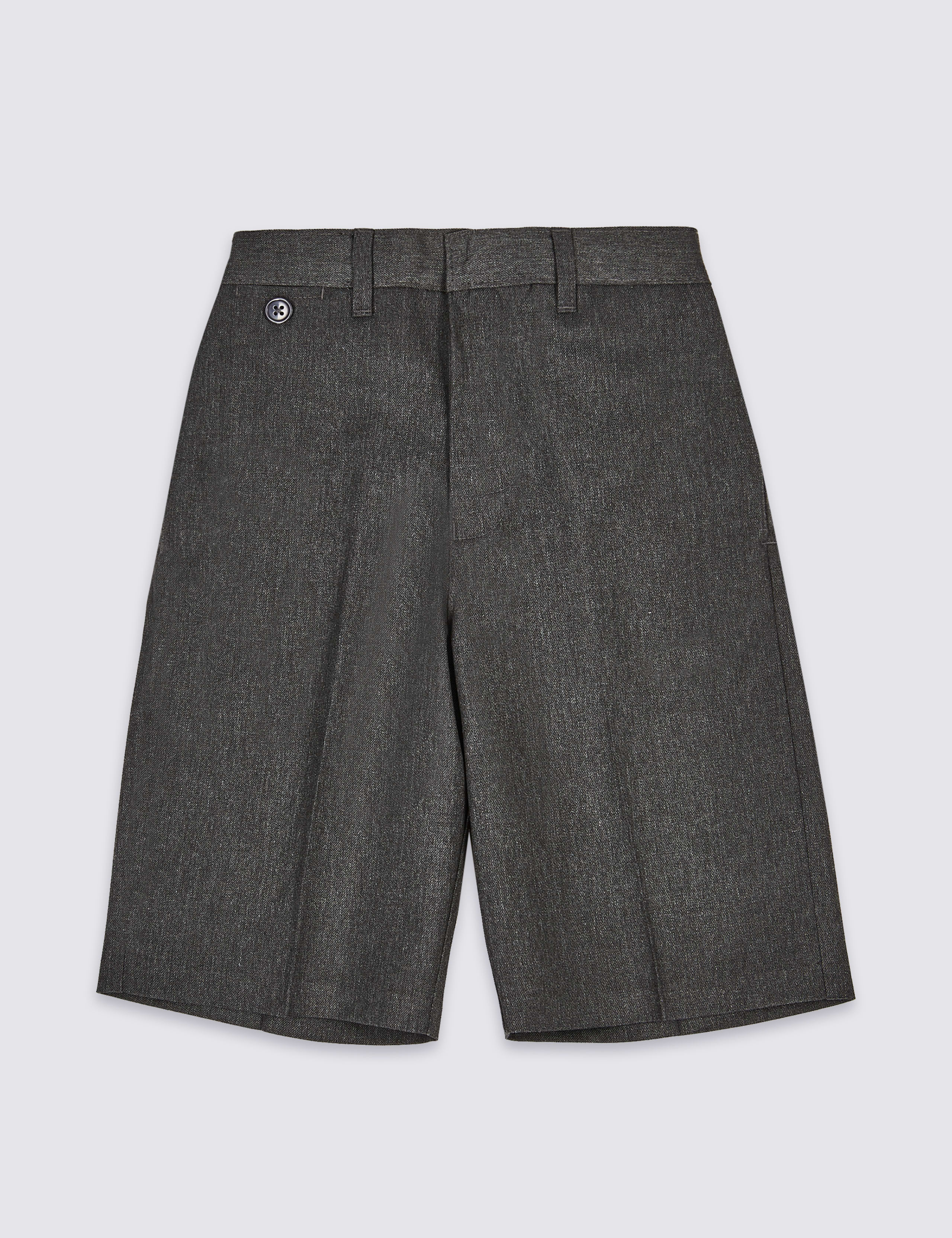Boys' Regular Leg Pleat Front School Shorts (2-14 Yrs) 2 of 6